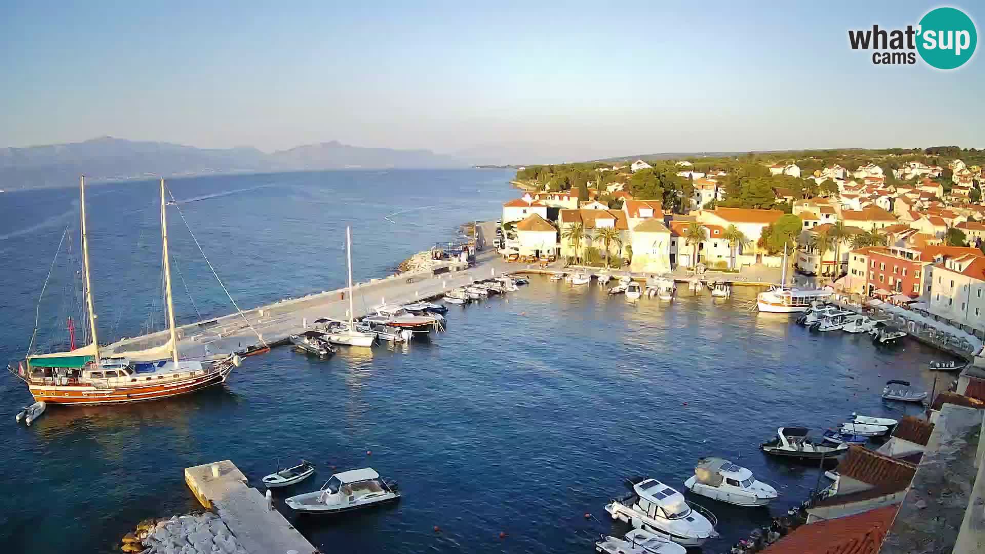 Webcam Sutivan Panorama – Vue en direct depuis l’île de Brač