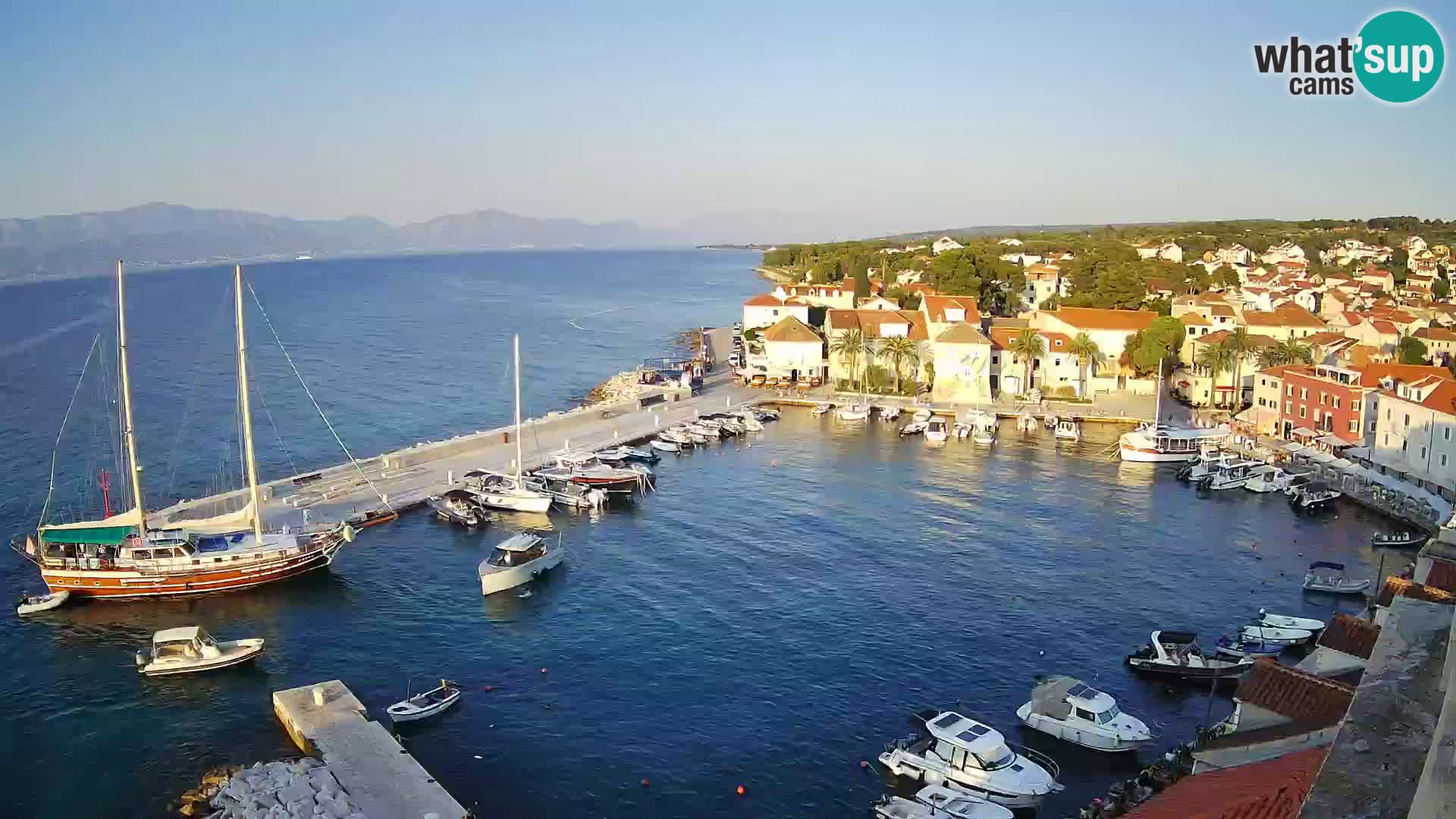 Webcam Sutivan Panorama – Vue en direct depuis l’île de Brač