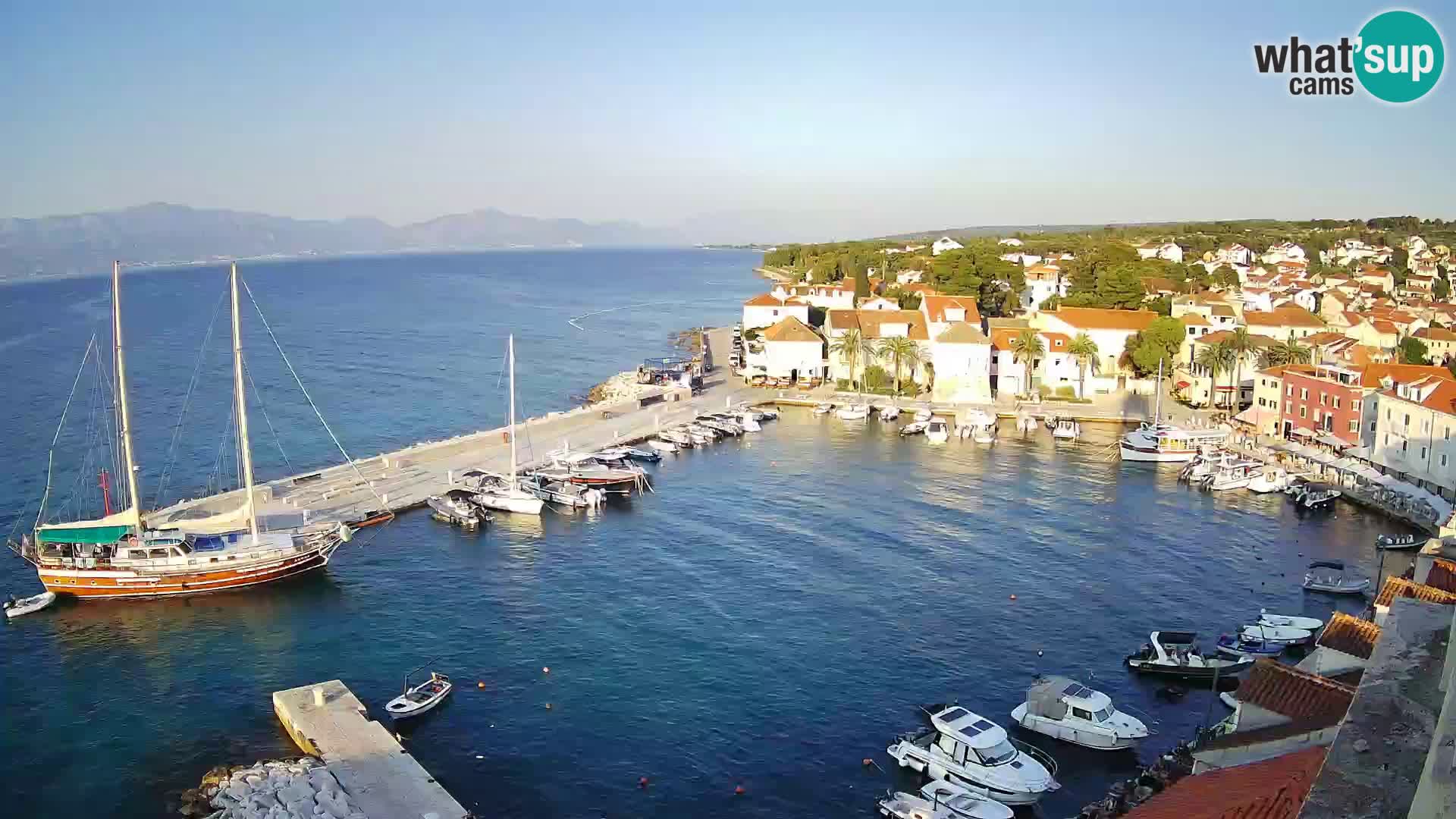 Webcam Sutivan Panorama – Vue en direct depuis l’île de Brač