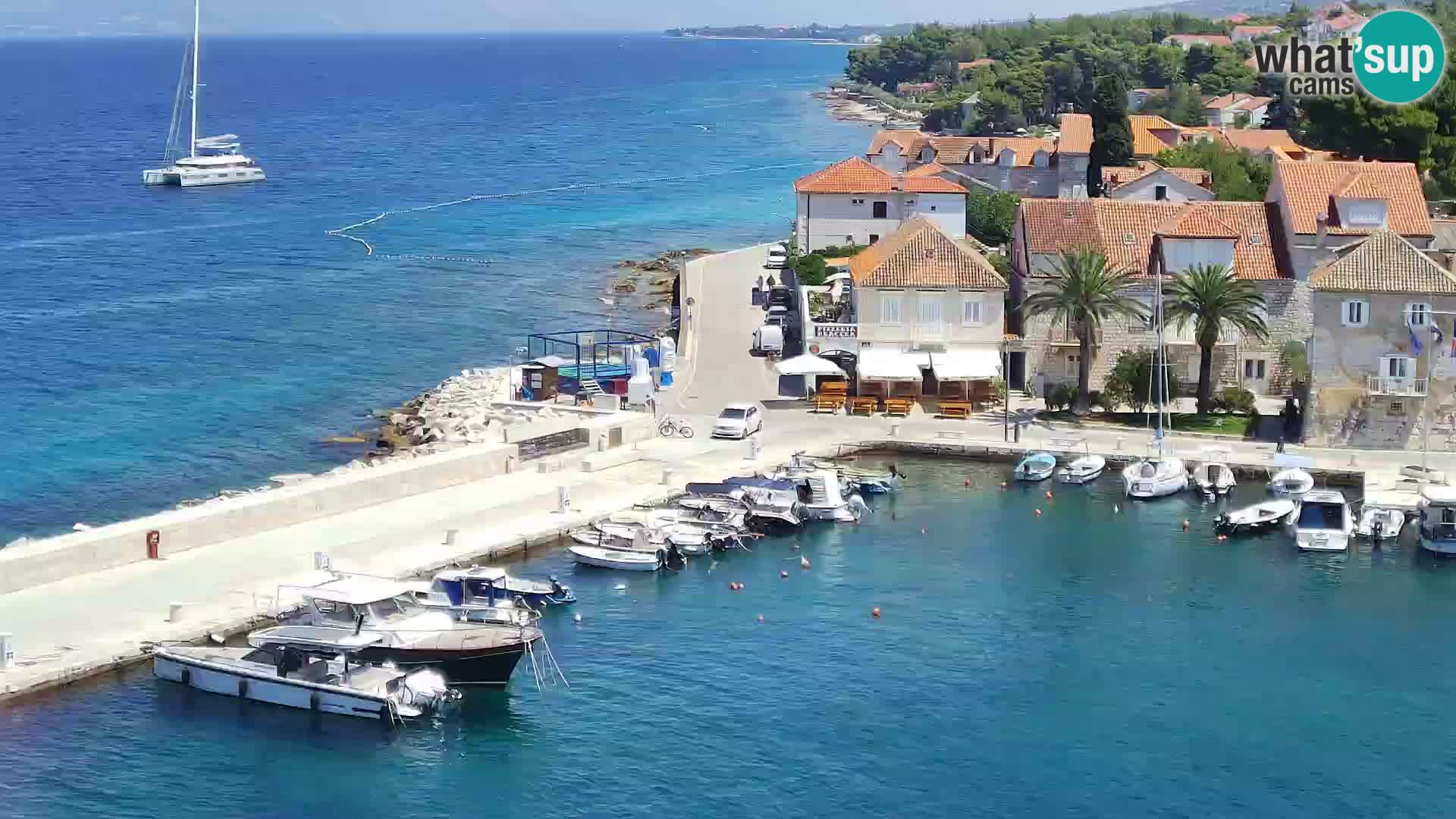 Webcam Sutivan Panorama – Vista en vivo desde la isla de Brač