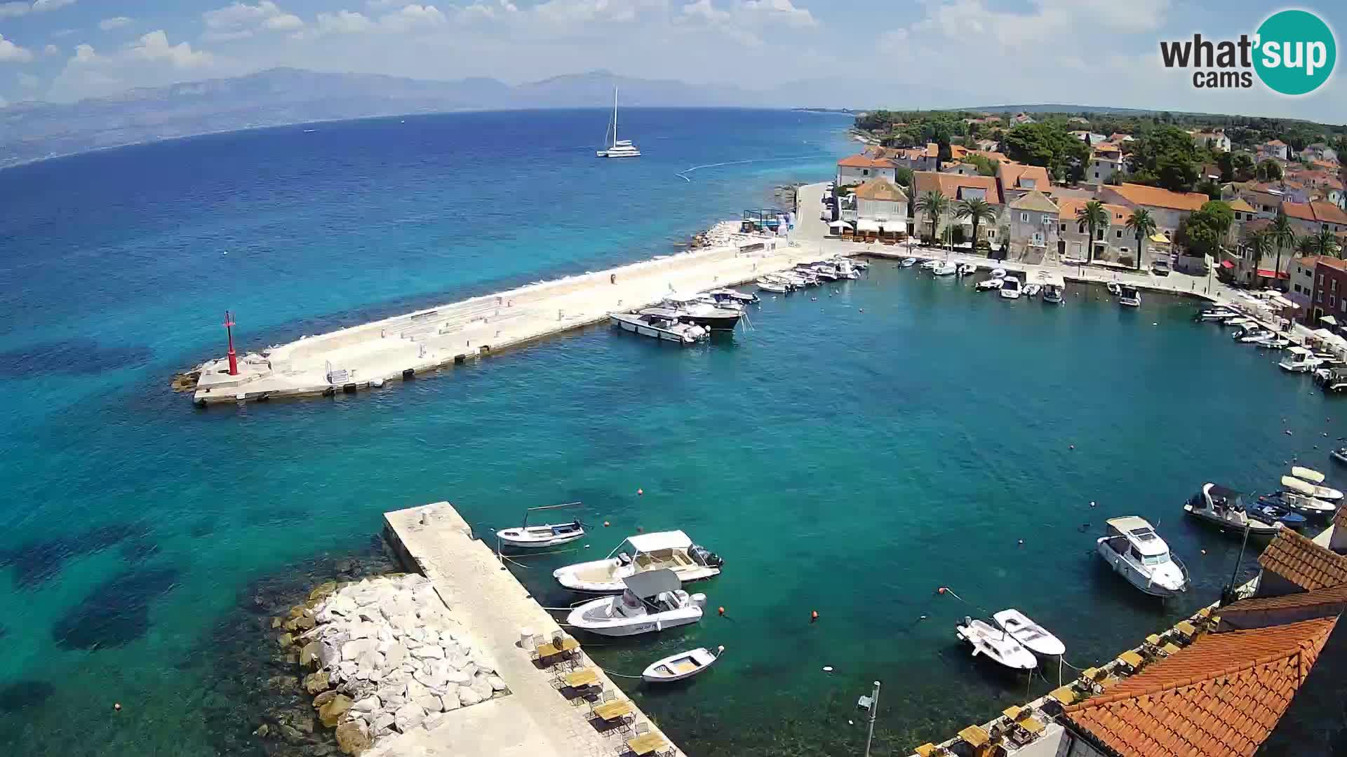 Webcam Sutivan Panorama – Vue en direct depuis l’île de Brač