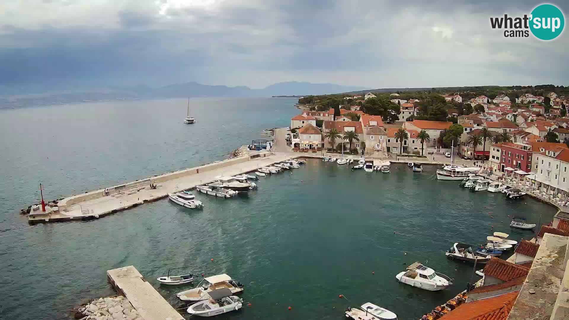 Webcam Sutivan Panorama – Vista en vivo desde la isla de Brač