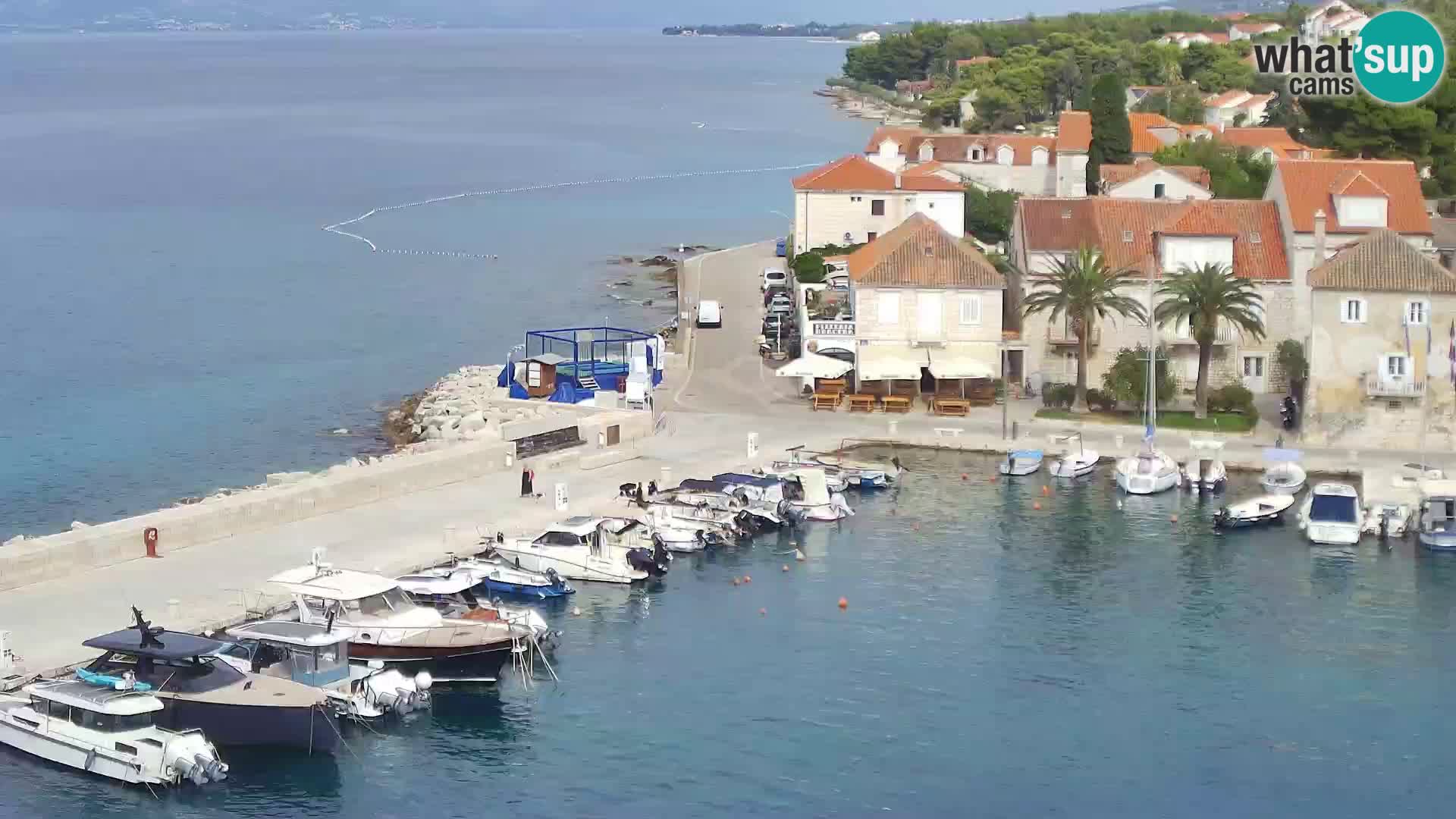 Webcam Sutivan Panorama – Vista en vivo desde la isla de Brač