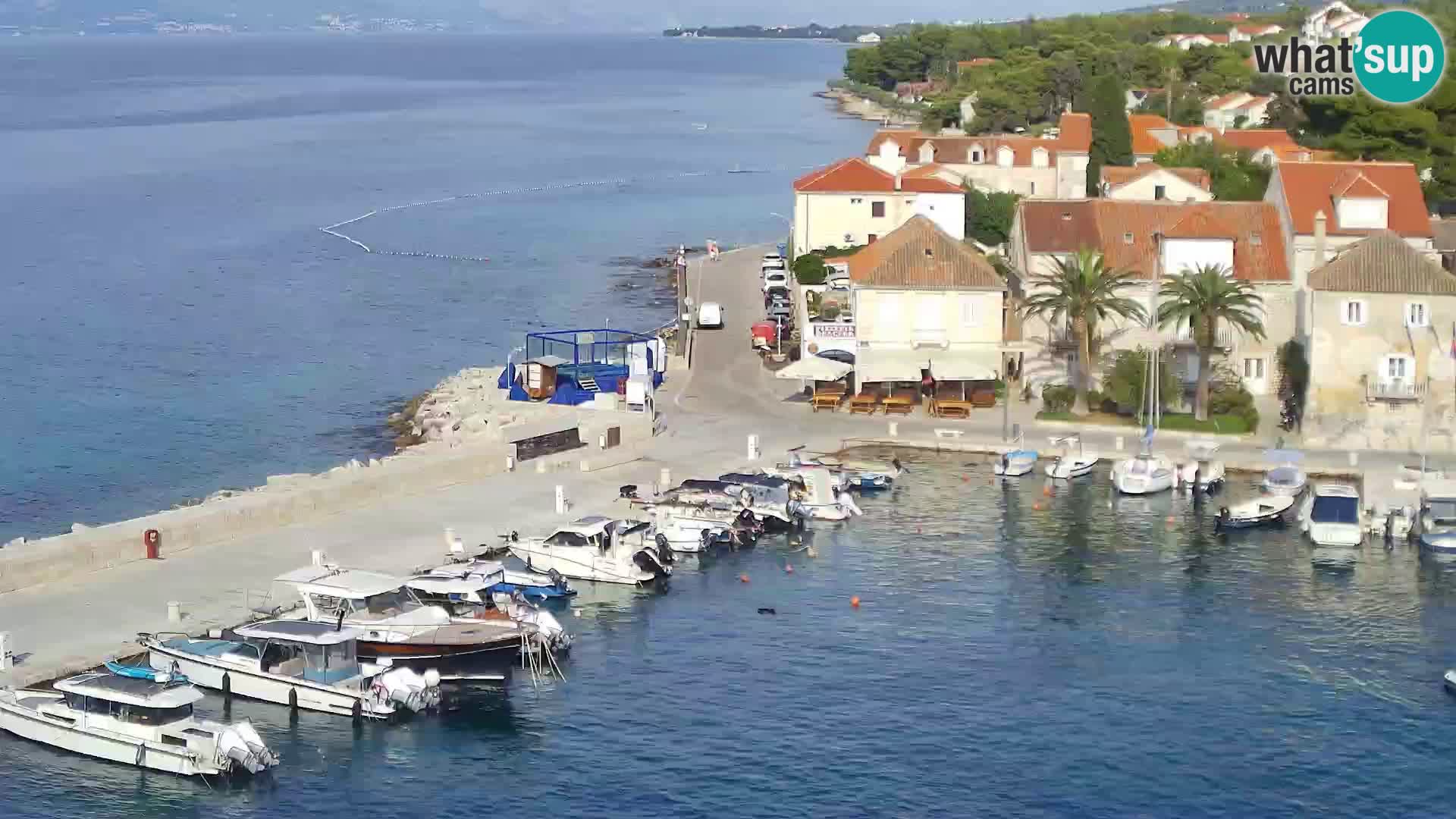 Webcam Sutivan Panorama – Vista en vivo desde la isla de Brač