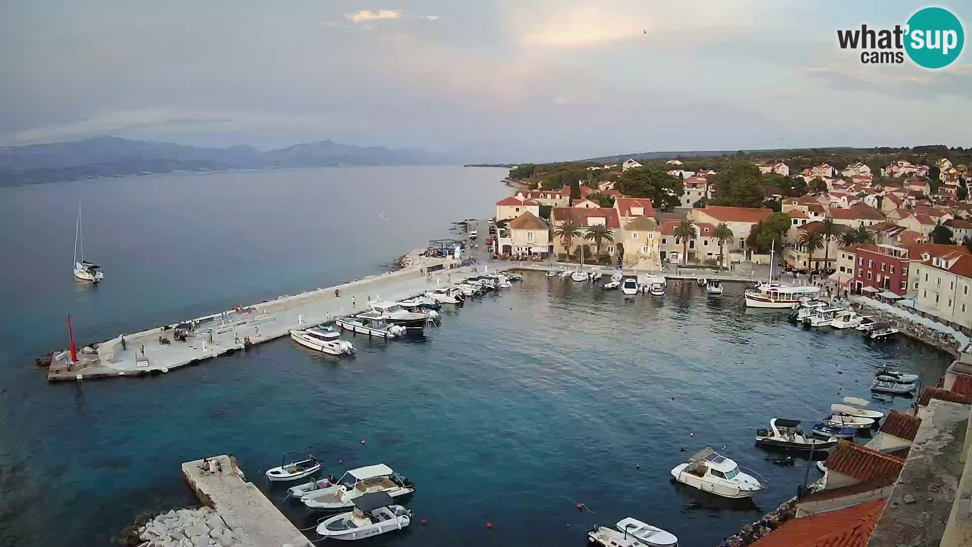 Webcam Sutivan Panorama – Vista en vivo desde la isla de Brač