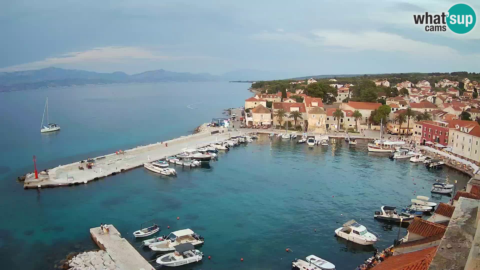Webcam Sutivan Panorama – Vista en vivo desde la isla de Brač