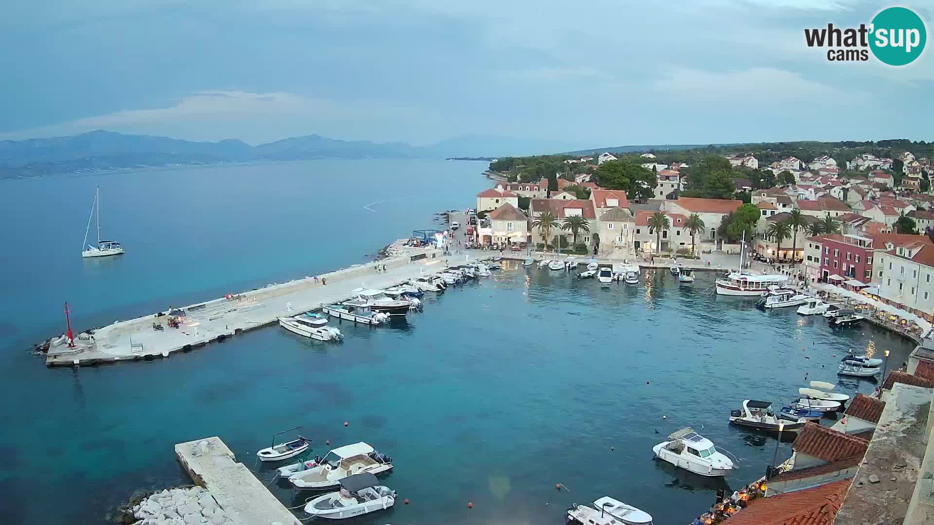 Webcam Sutivan panorama – Vista live dall’isola di Brač