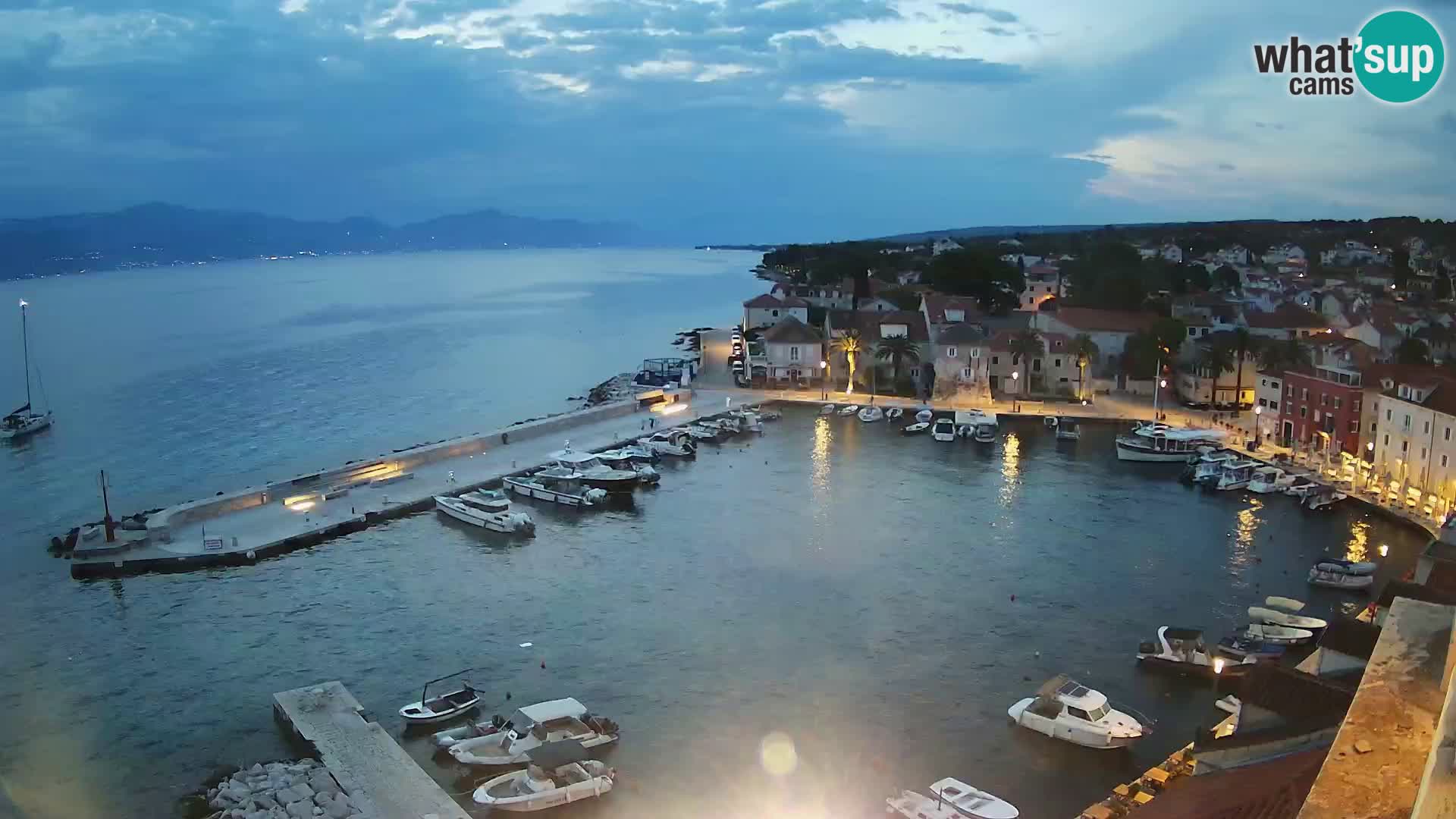 Webcam Sutivan panorama – Vista live dall’isola di Brač