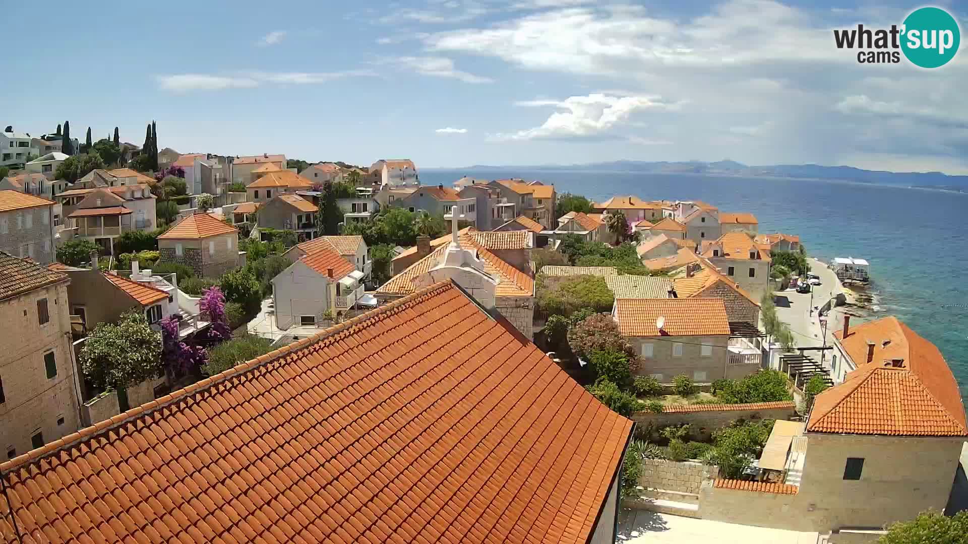 Webcam Sutivan Panorama – Vista en vivo desde la isla de Brač
