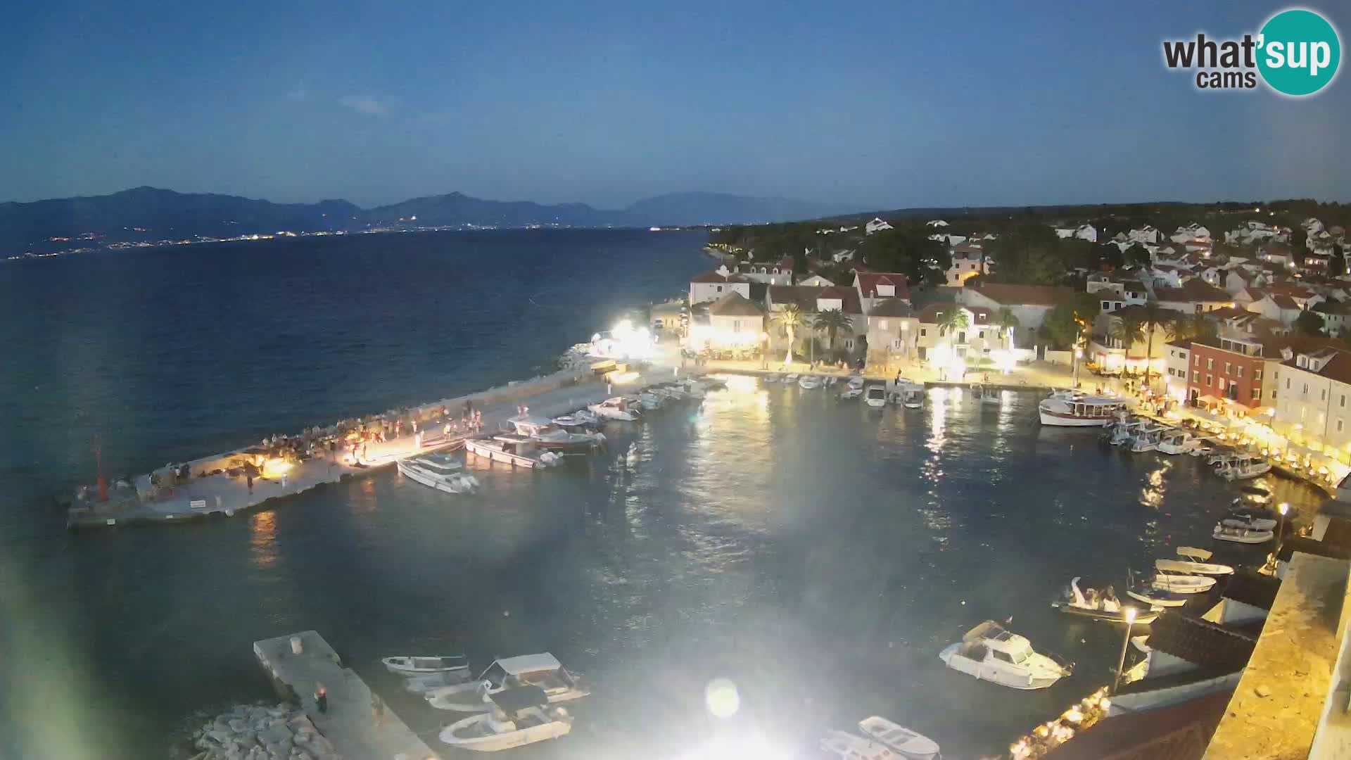 Webcam Sutivan panorama – Vista live dall’isola di Brač