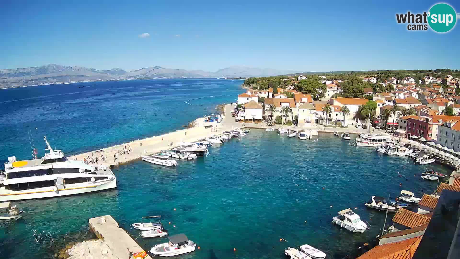 Webcam Sutivan Panorama – Vista en vivo desde la isla de Brač