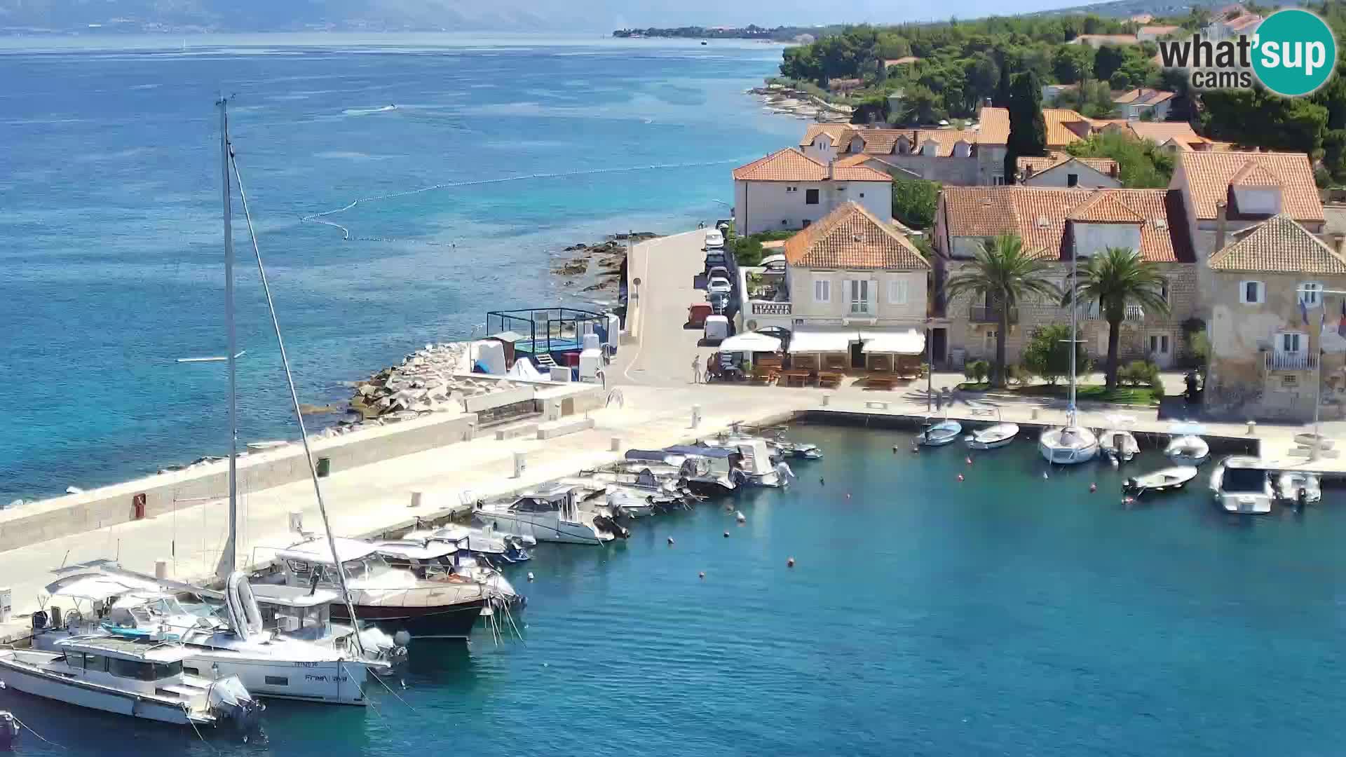 Webcam Sutivan panorama – Vista live dall’isola di Brač