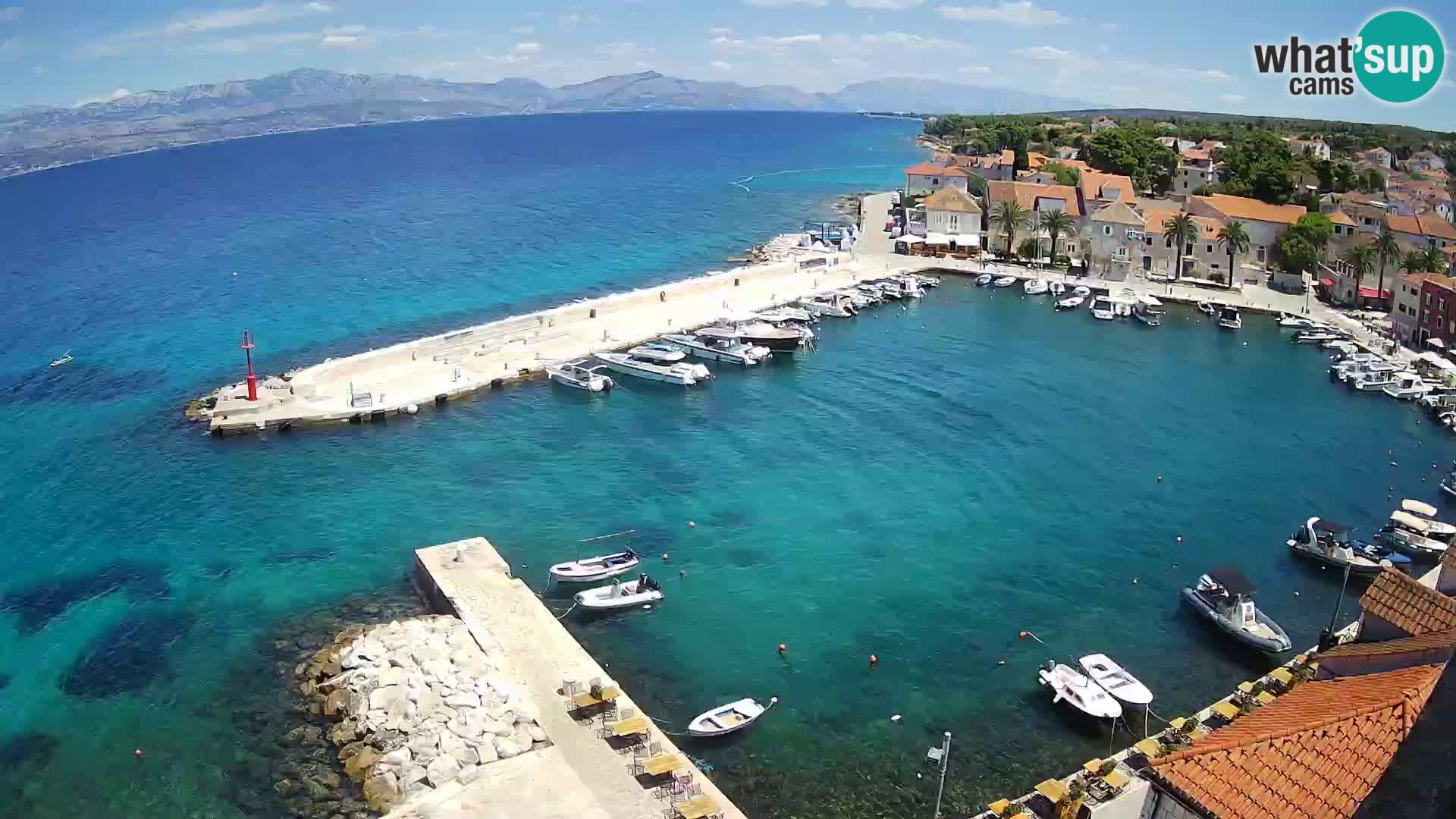 Webcam Sutivan Panorama – Vue en direct depuis l’île de Brač