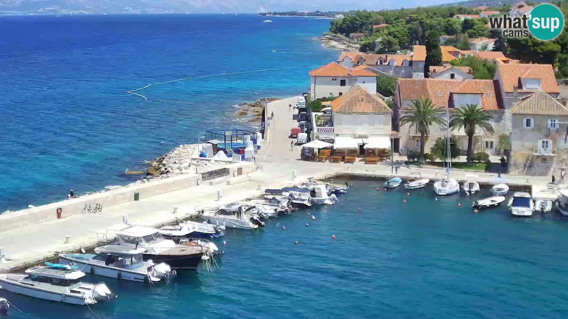 Webcam Sutivan Panorama – Vista en vivo desde la isla de Brač
