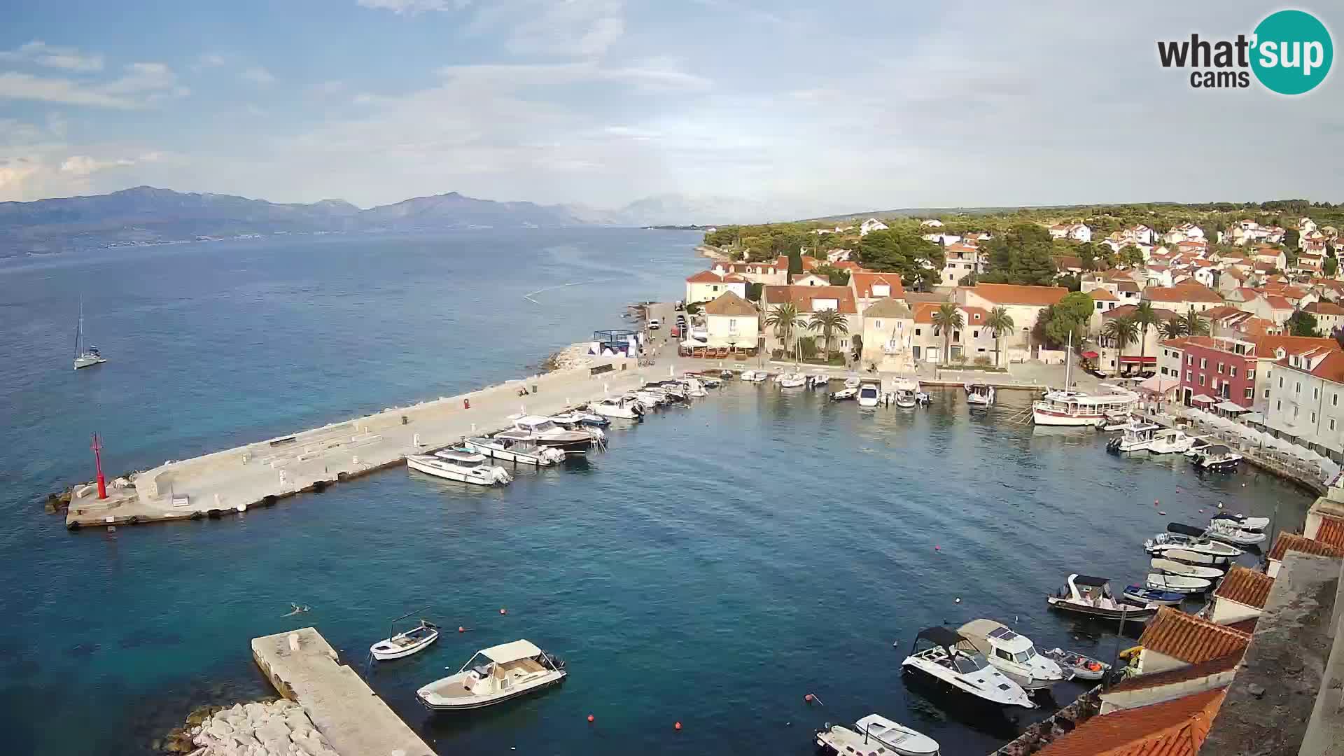 Webcam Sutivan Panorama – Vue en direct depuis l’île de Brač