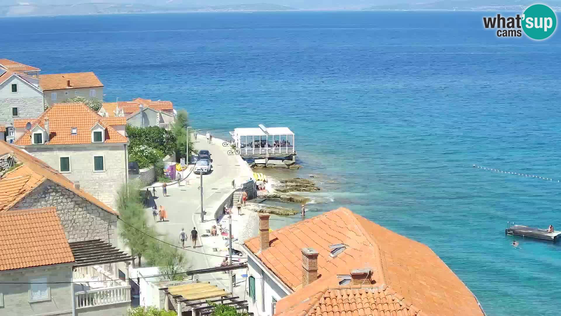 Web kamera Sutivan panorama – Pogled uživo s otoka Brača
