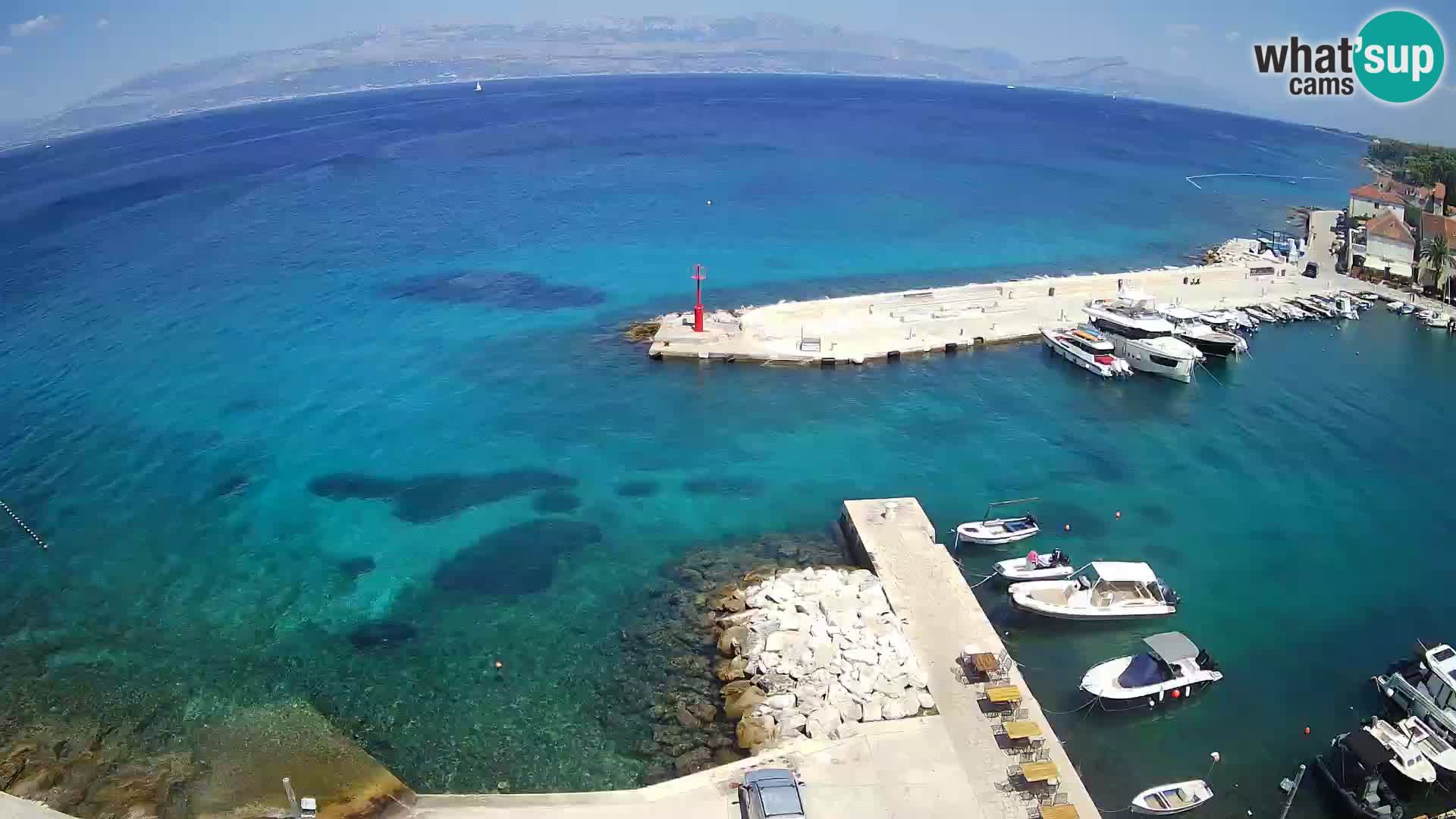 Webcam Sutivan Panorama – Liveblick von der Insel Brač