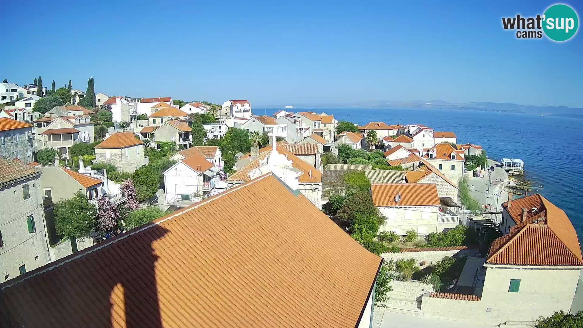 Web kamera Sutivan panorama – Pogled uživo s otoka Brača