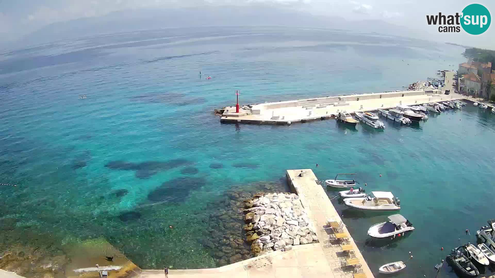 Webcam Sutivan panorama – Vista live dall’isola di Brač