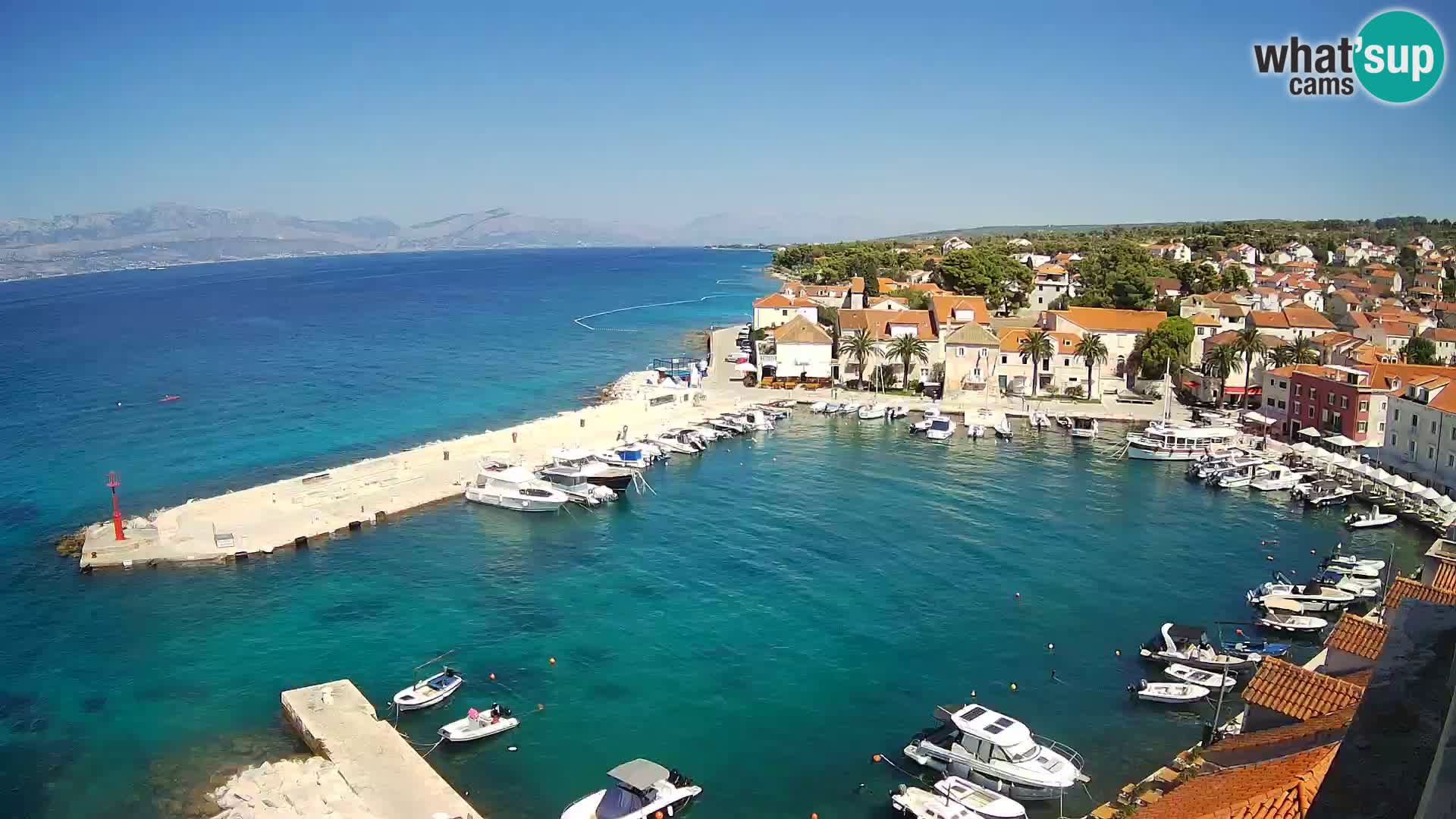 Webcam Sutivan Panorama – Vue en direct depuis l’île de Brač