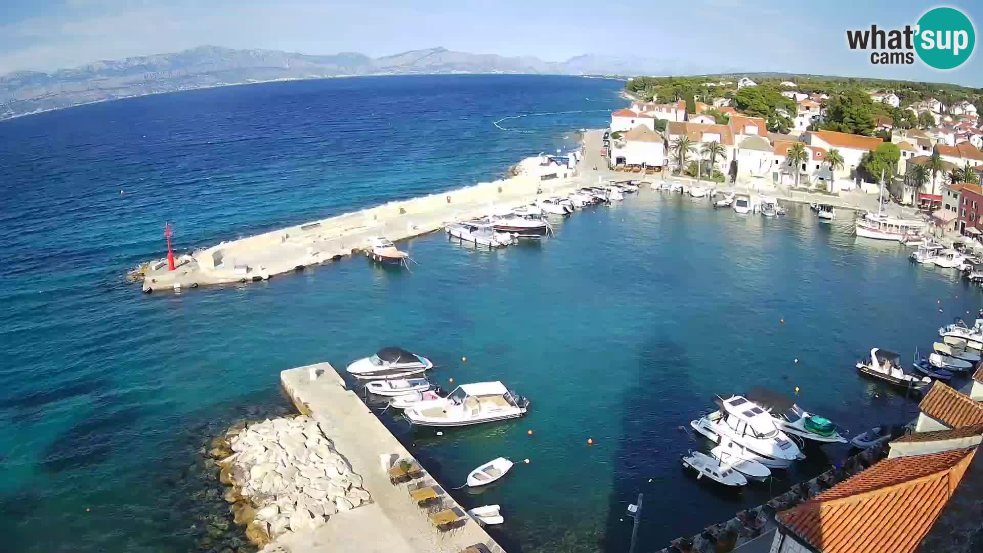 Webcam Sutivan Panorama – Liveblick von der Insel Brač