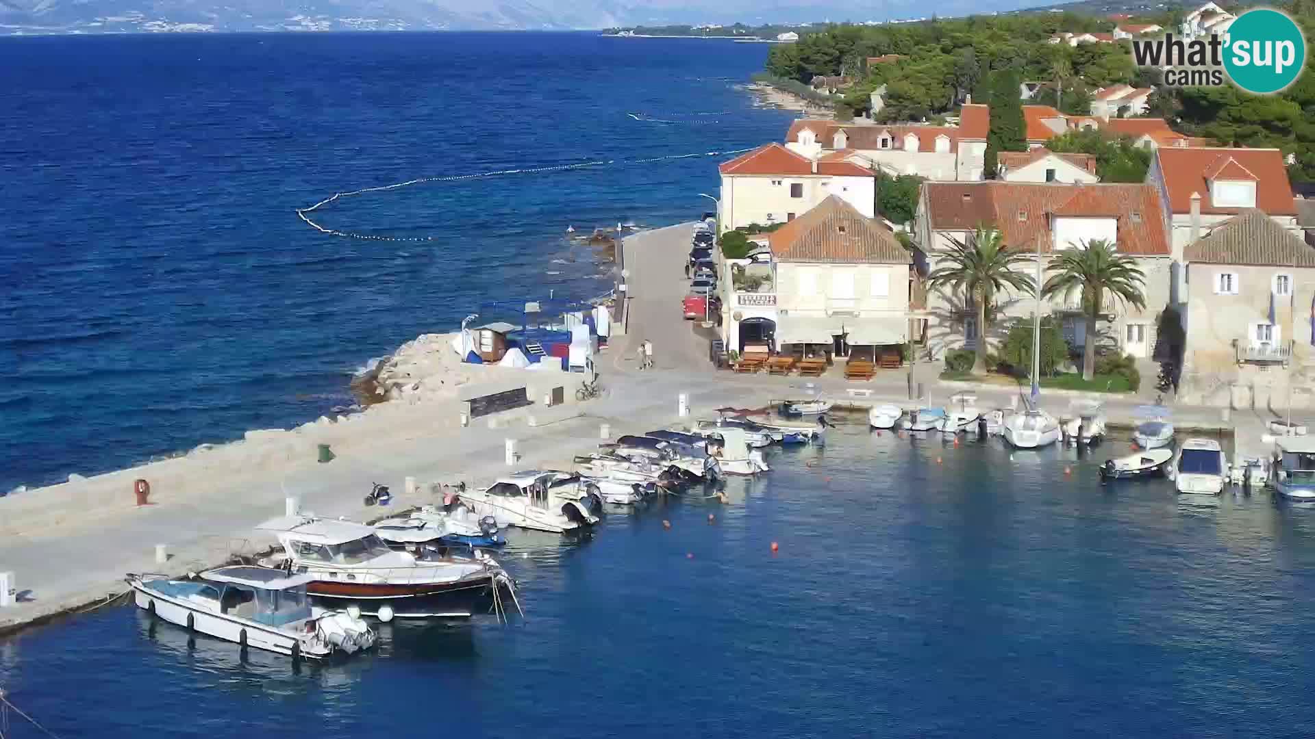 Webcam Sutivan Panorama – Vista en vivo desde la isla de Brač