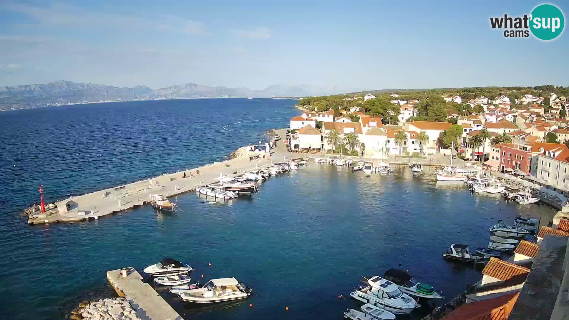 Webcam Sutivan Panorama – Vista en vivo desde la isla de Brač