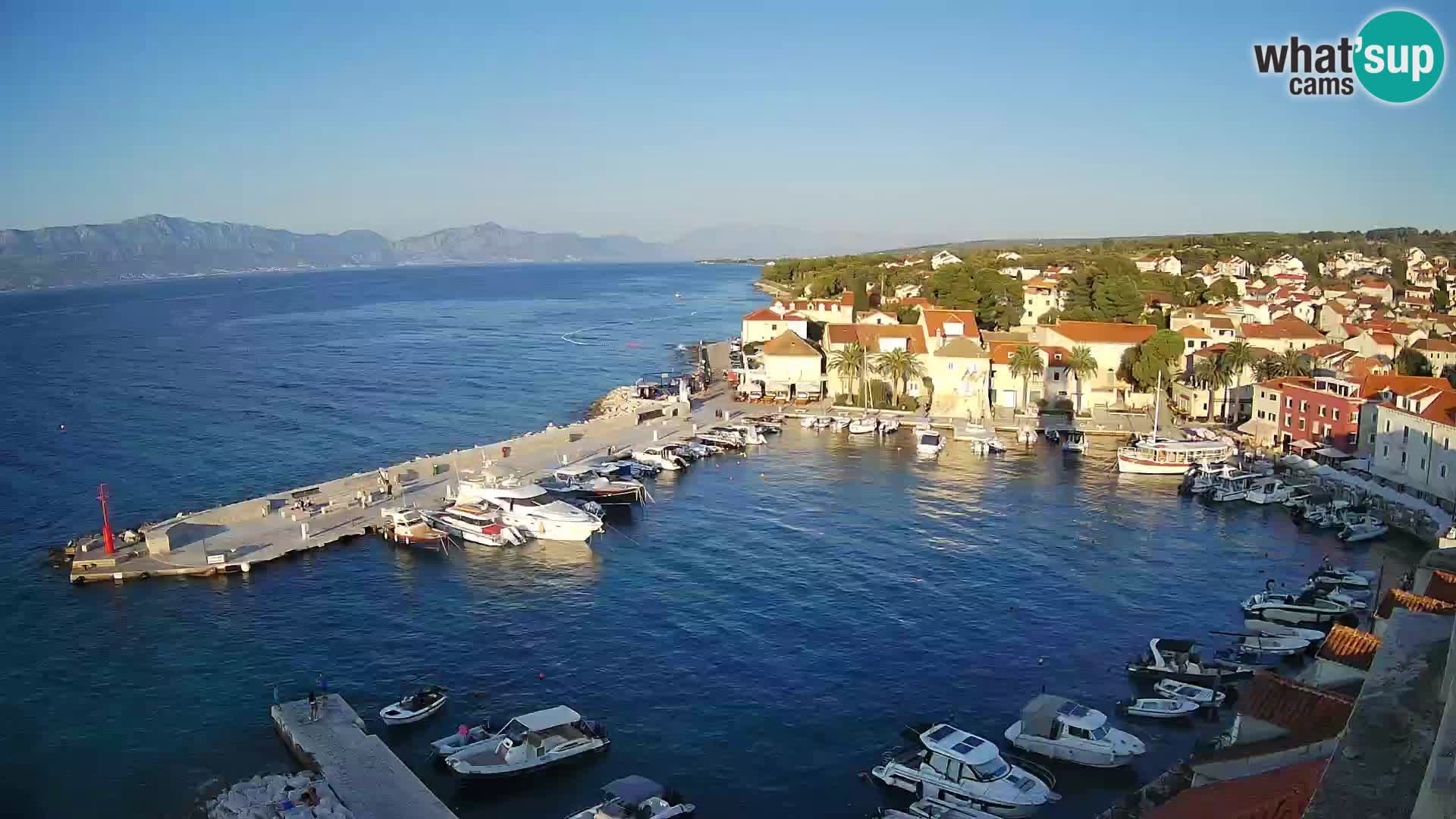 Webcam Sutivan Panorama – Vista en vivo desde la isla de Brač