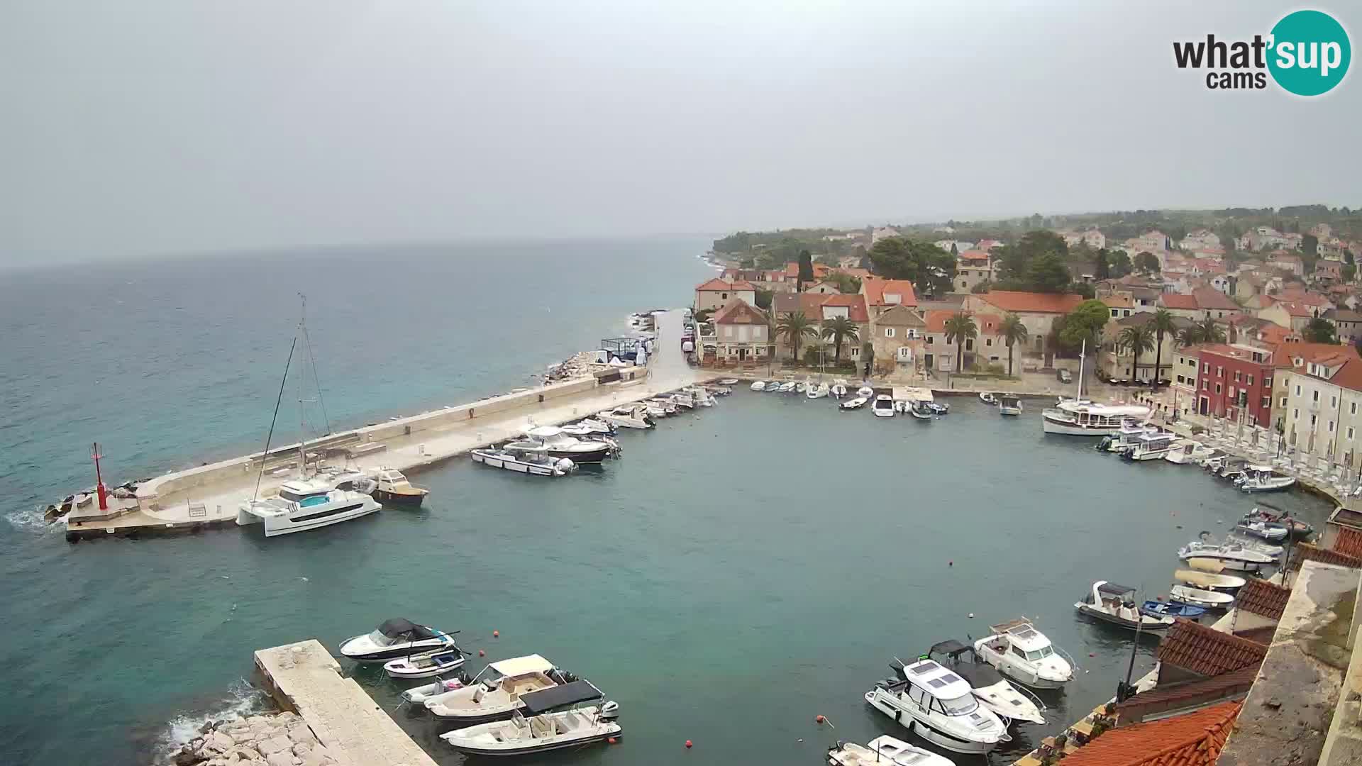 Webcam Sutivan Panorama – Vue en direct depuis l’île de Brač