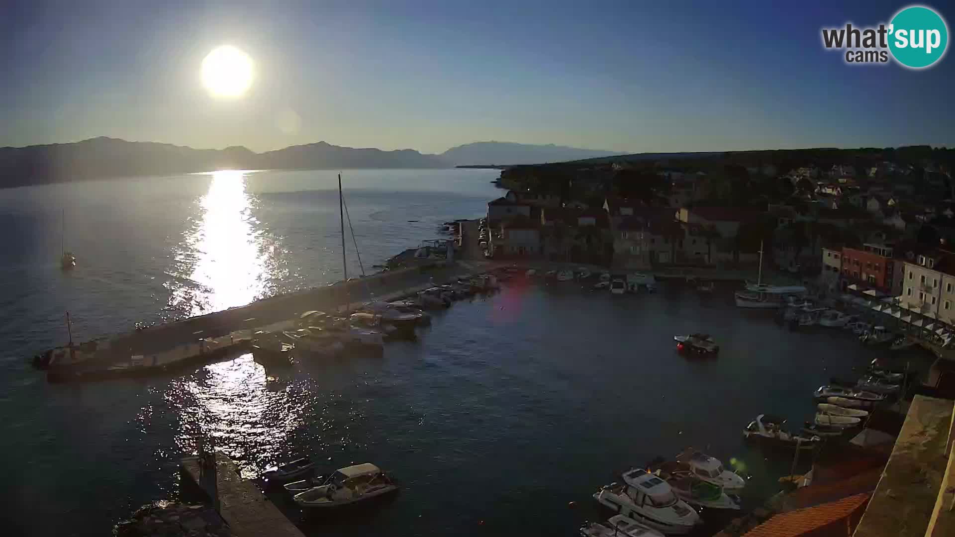 Webcam Sutivan Panorama – Vista en vivo desde la isla de Brač