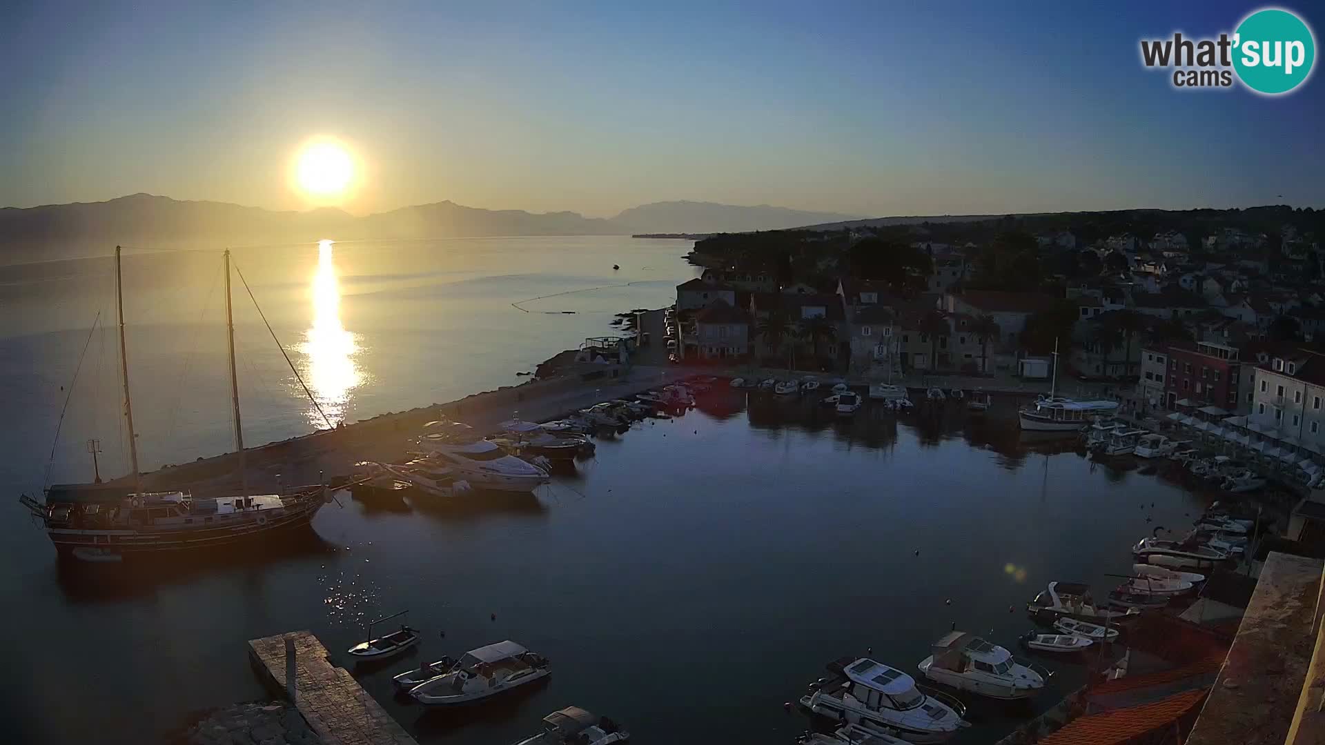 Webcam Sutivan Panorama – Vue en direct depuis l’île de Brač