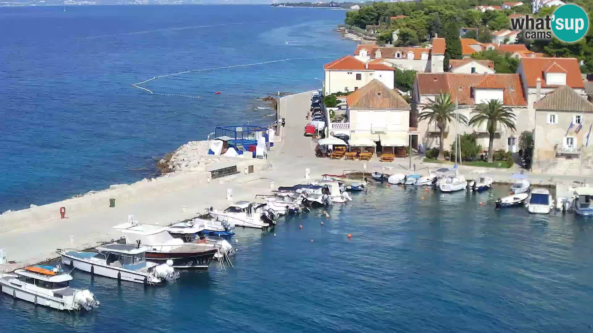 Web kamera Sutivan panorama – Pogled uživo s otoka Brača
