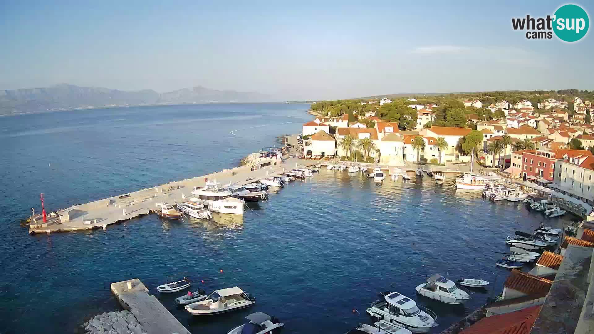 Webcam Sutivan Panorama – Vista en vivo desde la isla de Brač