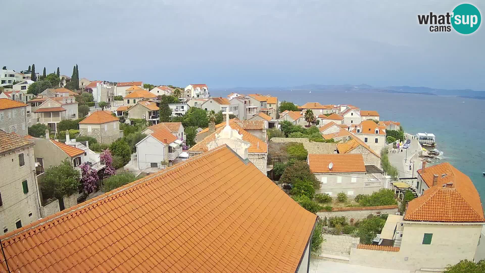 Web kamera Sutivan panorama – Pogled uživo s otoka Brača