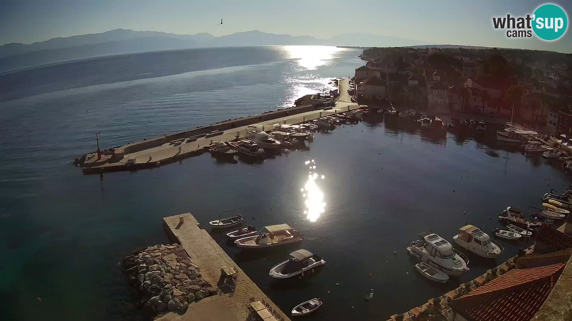 Webcam Sutivan Panorama – Vista en vivo desde la isla de Brač