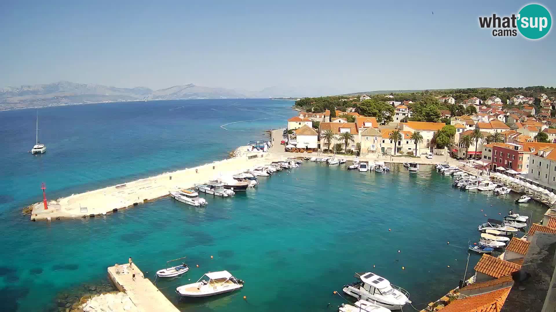 Webcam Sutivan Panorama – Liveblick von der Insel Brač