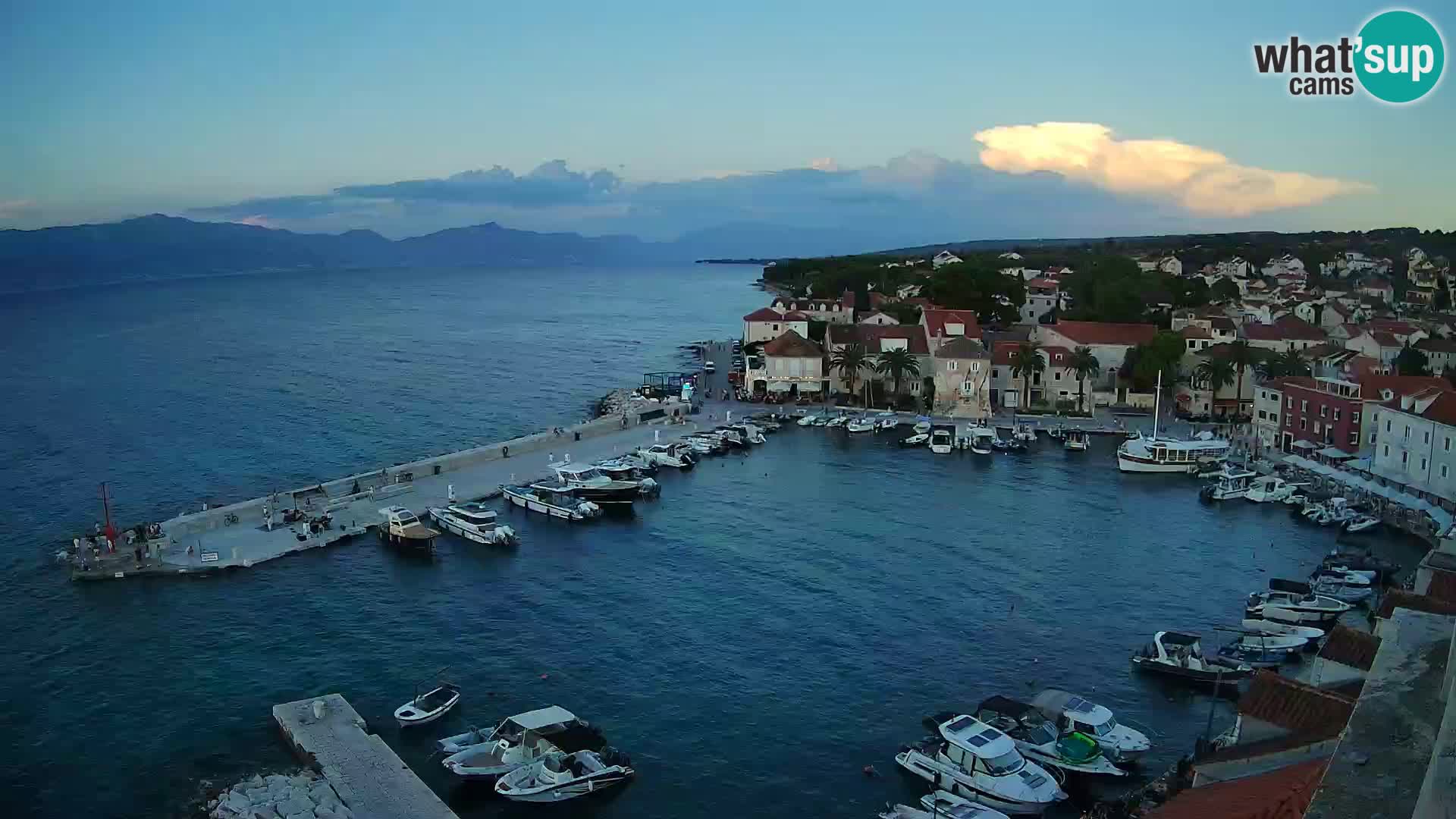 Webcam Sutivan panorama – Vista live dall’isola di Brač