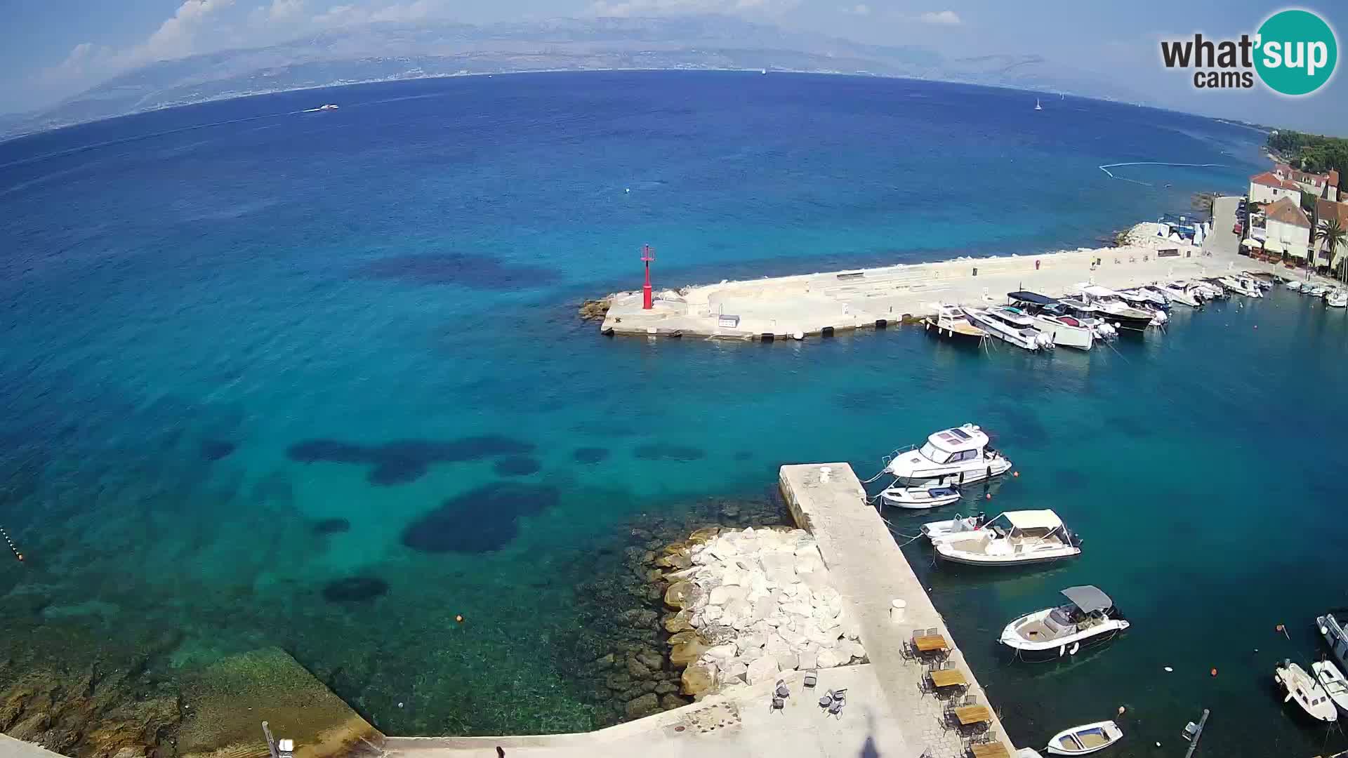 Webcam Sutivan Panorama – Vista en vivo desde la isla de Brač
