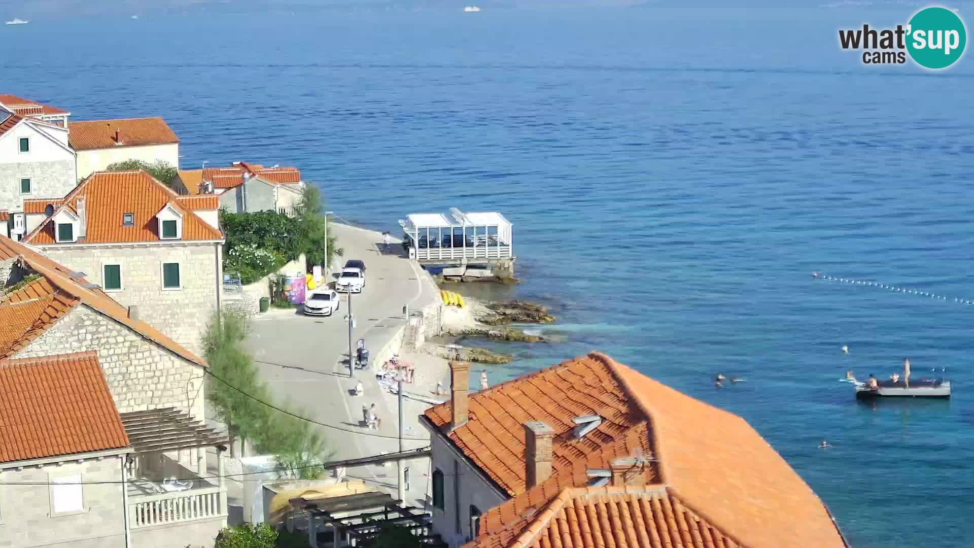 Web kamera Sutivan panorama – Pogled uživo s otoka Brača