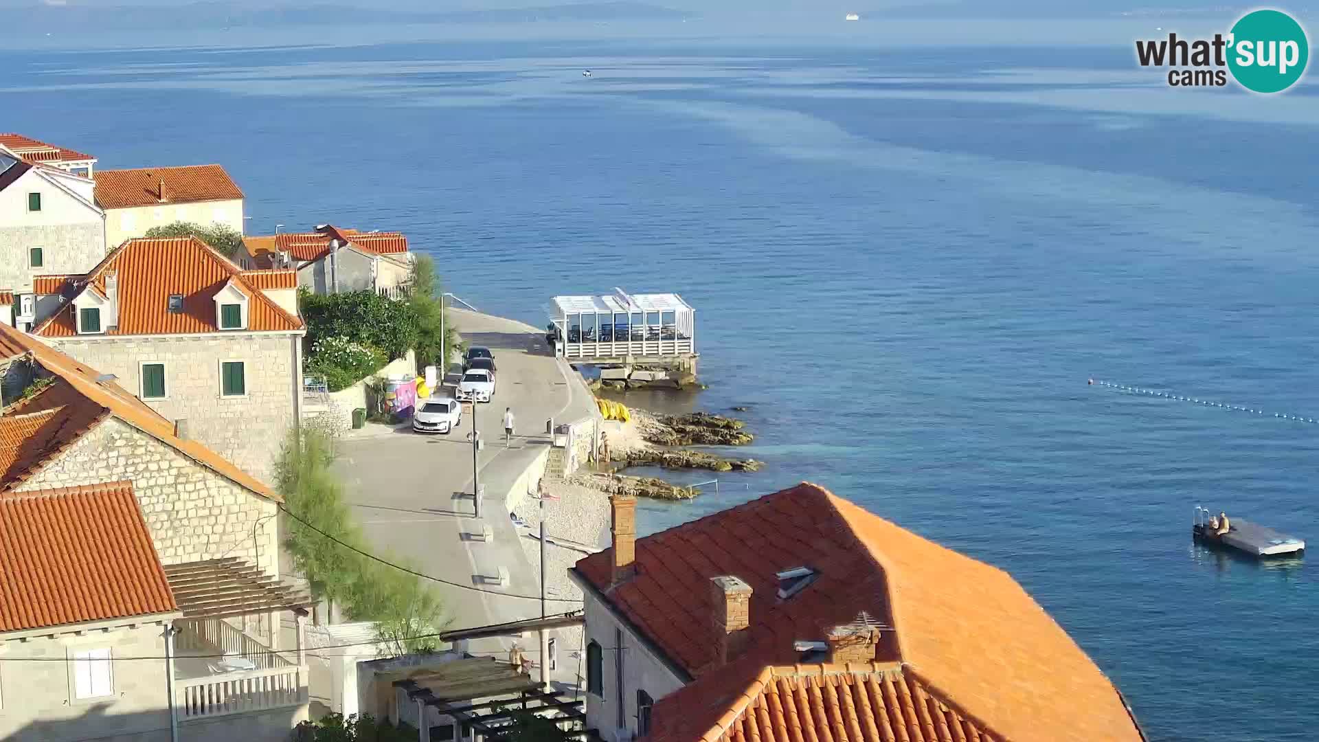Web kamera Sutivan panorama – Pogled uživo s otoka Brača