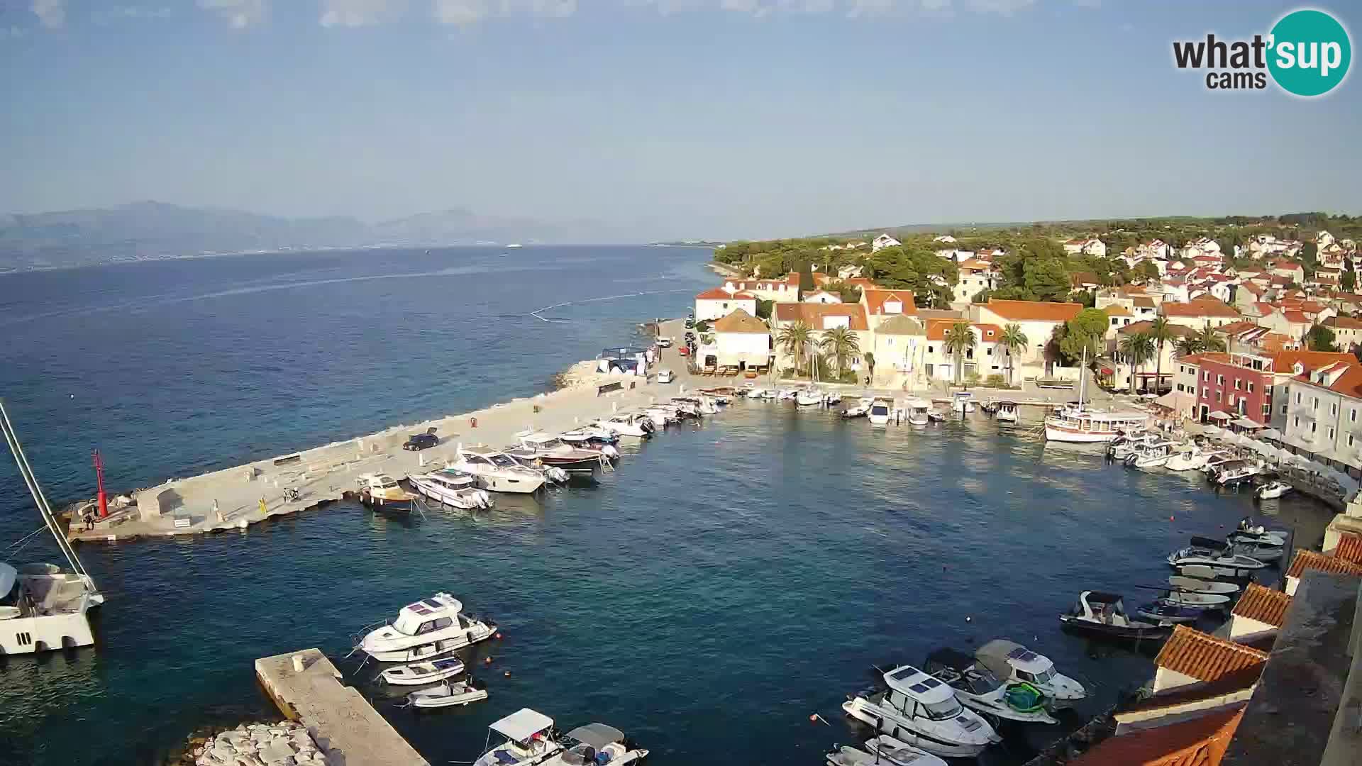 Webcam Sutivan panorama – Vista live dall’isola di Brač