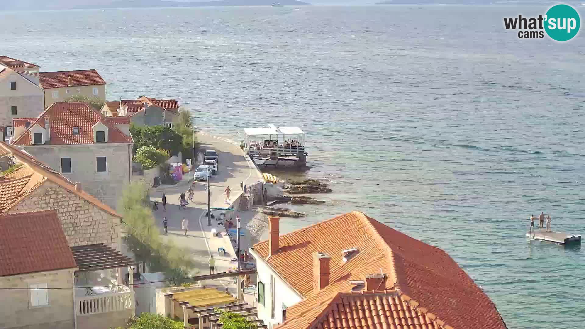 Web kamera Sutivan panorama – Pogled uživo s otoka Brača