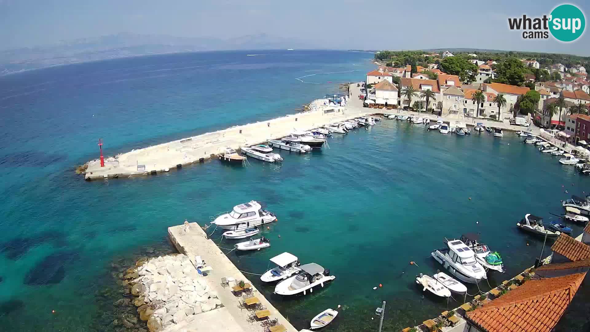 Webcam Sutivan Panorama – Vista en vivo desde la isla de Brač