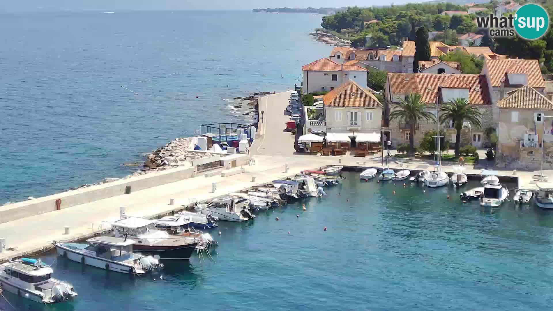 Webcam Sutivan panorama – Vista live dall’isola di Brač