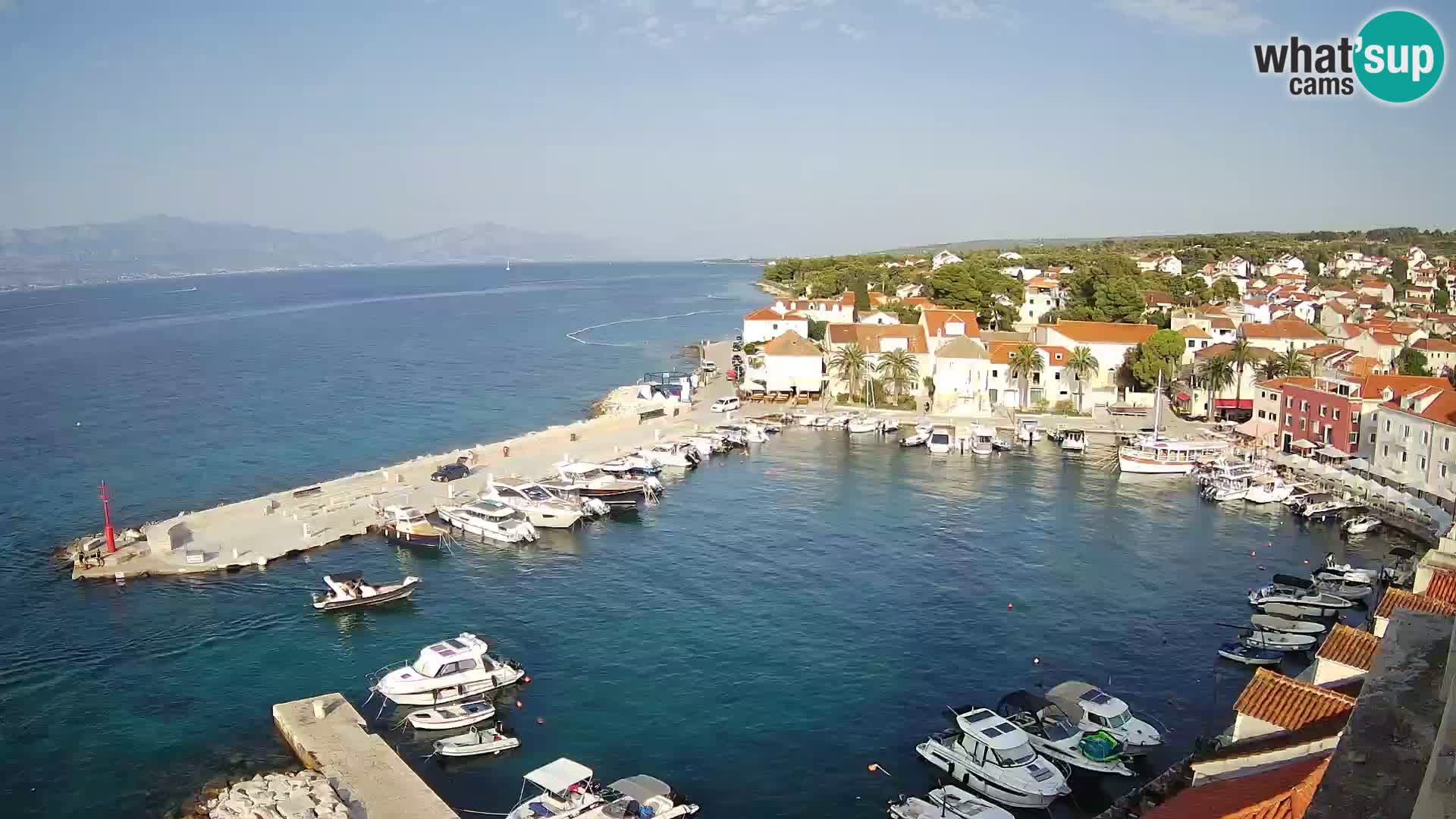 Webcam Sutivan panorama – Vista live dall’isola di Brač