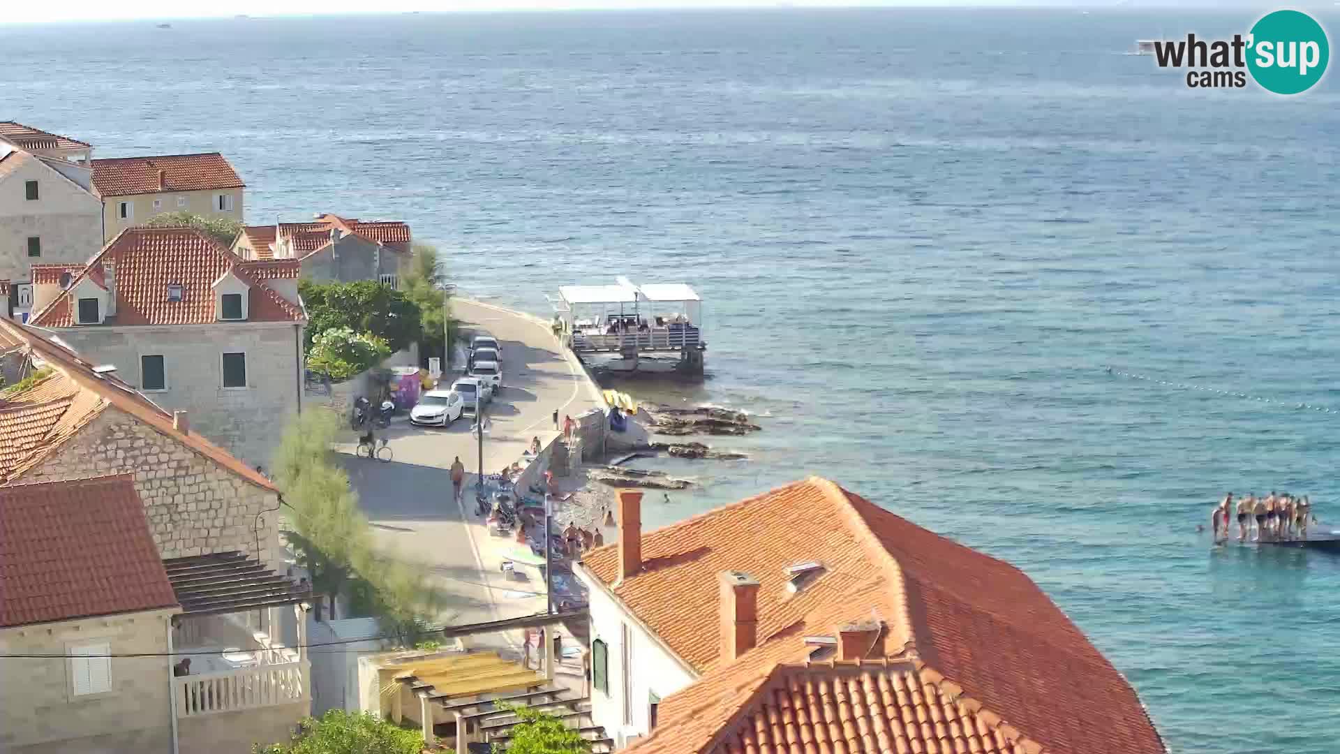 Web kamera Sutivan panorama – Pogled uživo s otoka Brača