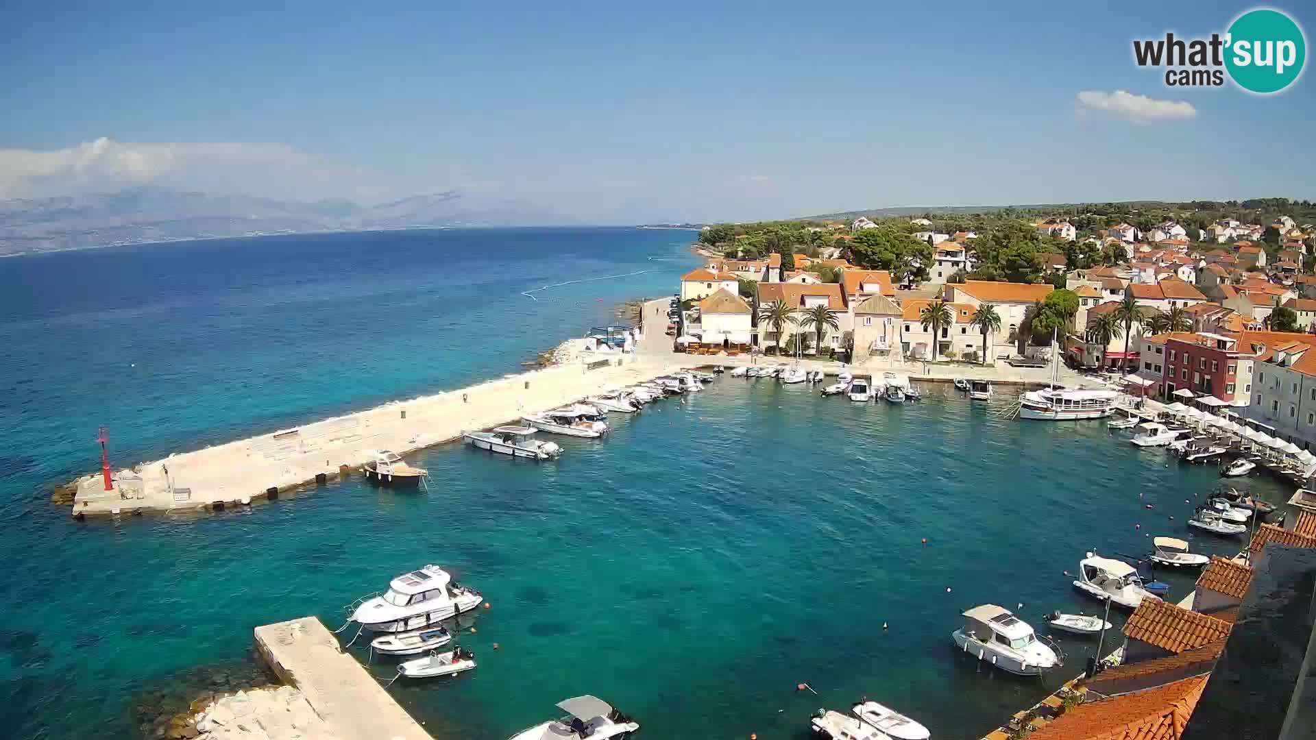Webcam Sutivan Panorama – Liveblick von der Insel Brač