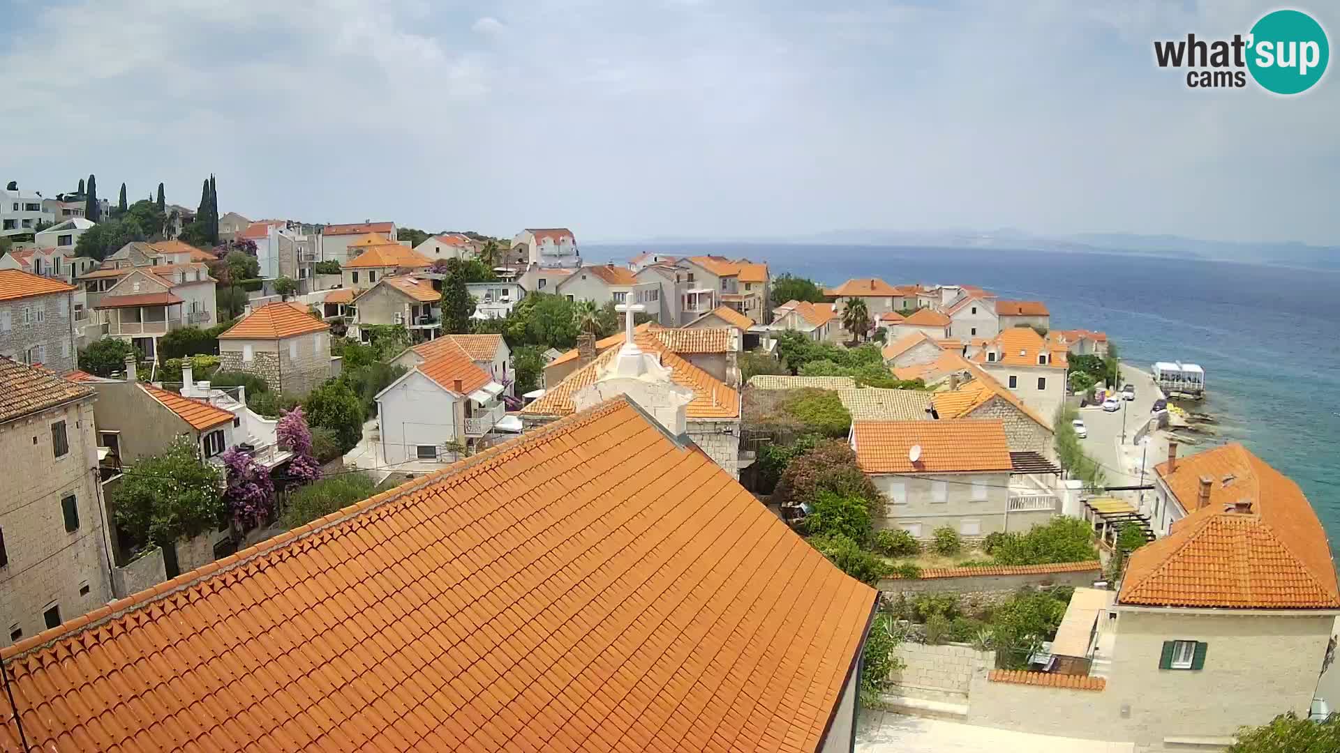 Webcam Sutivan Panorama – Vista en vivo desde la isla de Brač