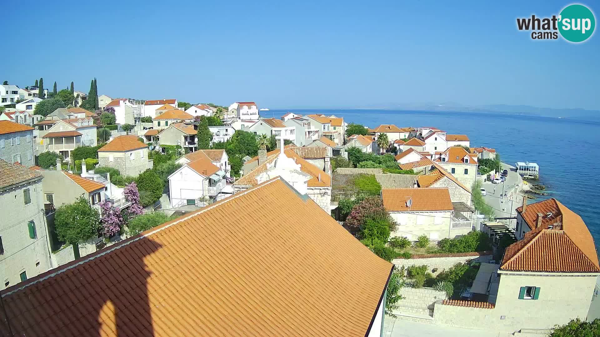 Webcam Sutivan Panorama – Vista en vivo desde la isla de Brač