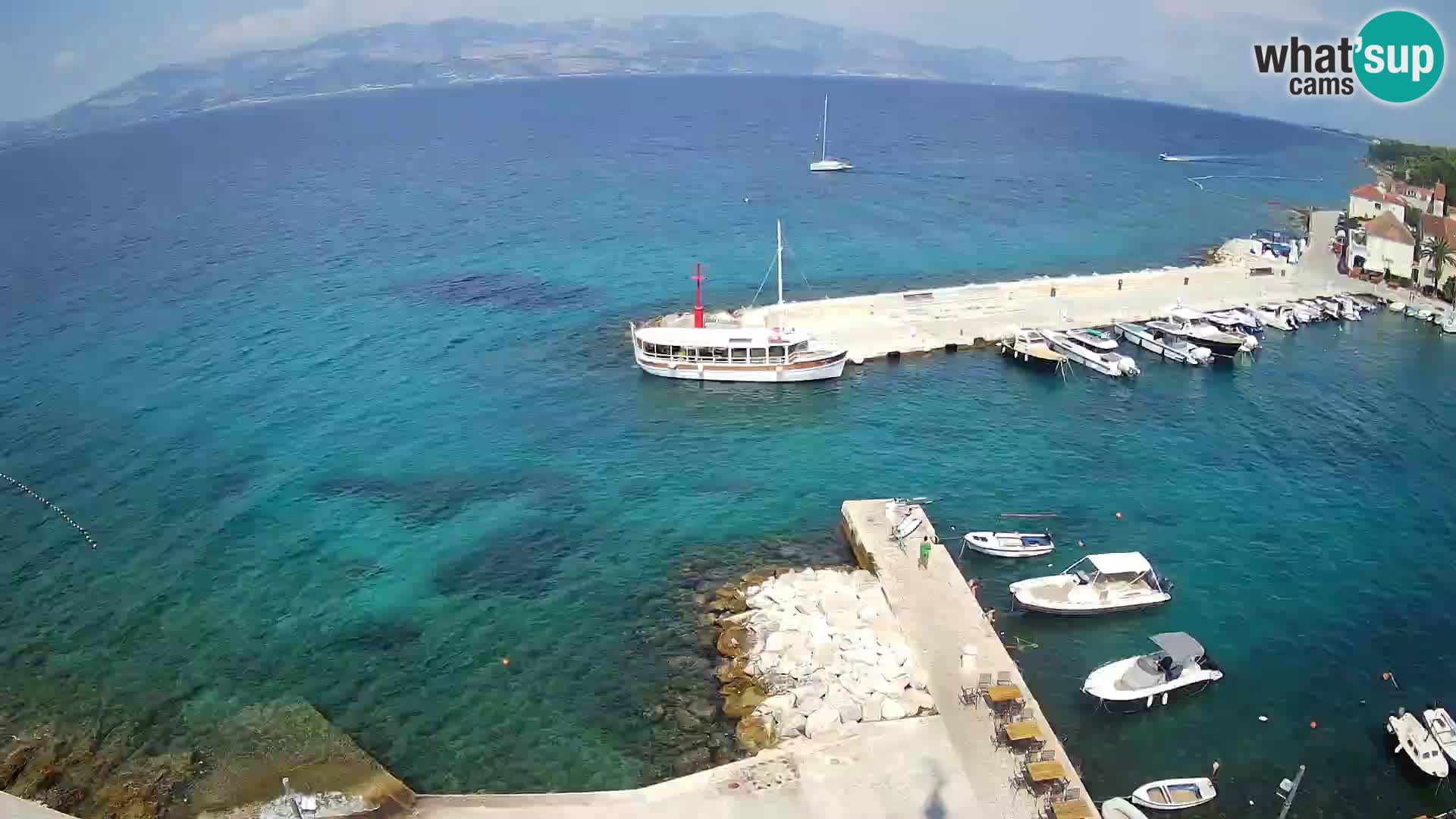 Webcam Sutivan Panorama – Vista en vivo desde la isla de Brač